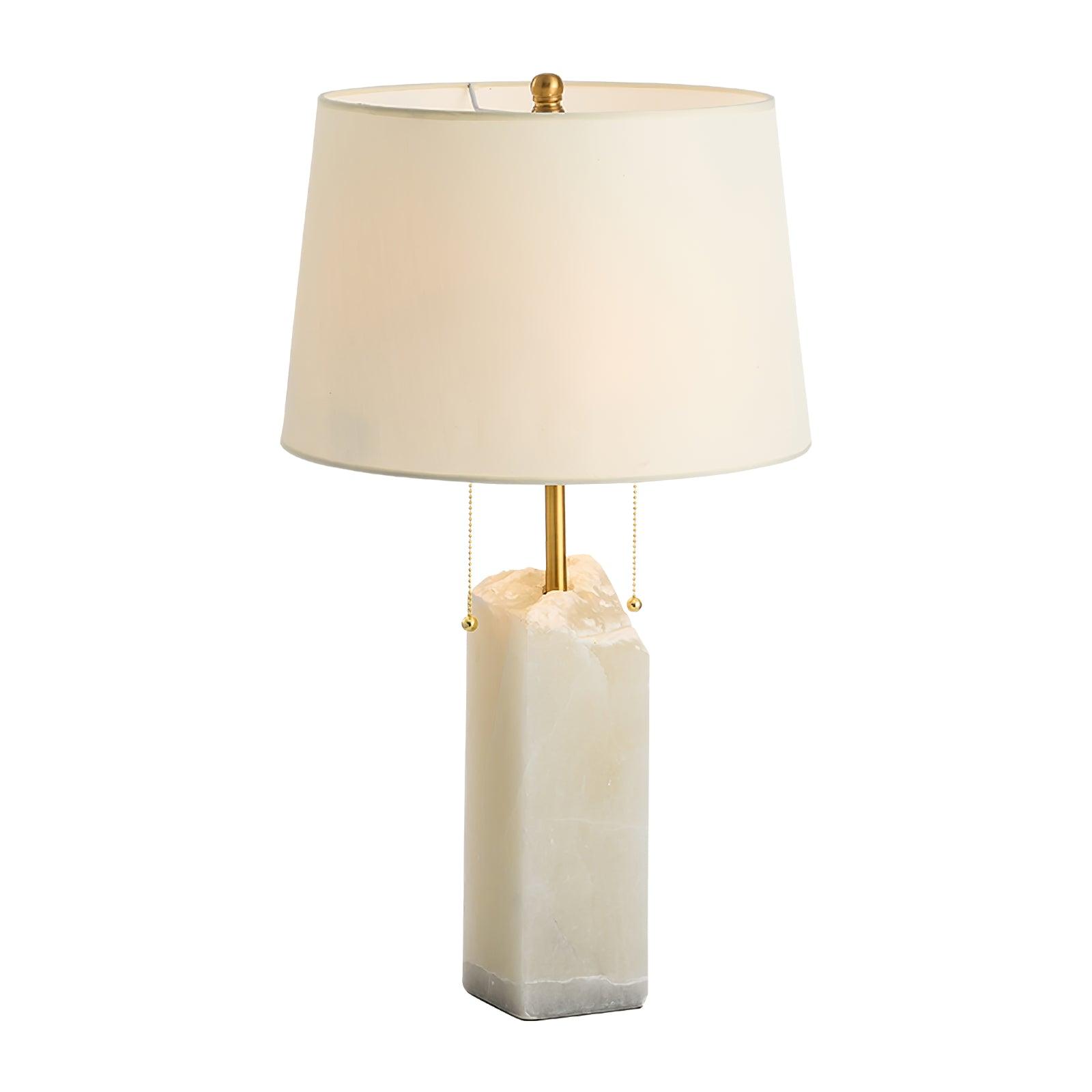 Raw Alabaster Table Lamp - Cueteks