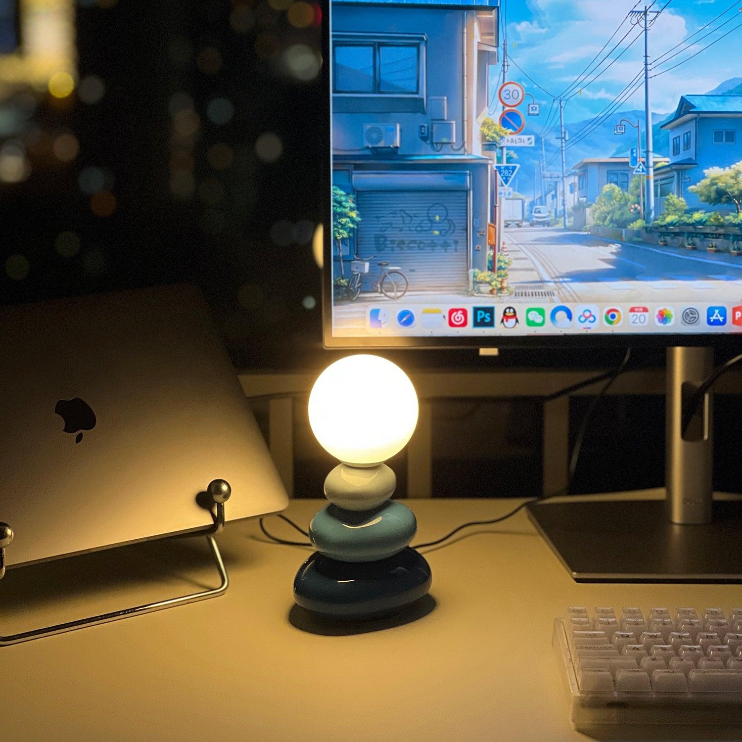 Triple Gourd Table Lamp - Cueteks