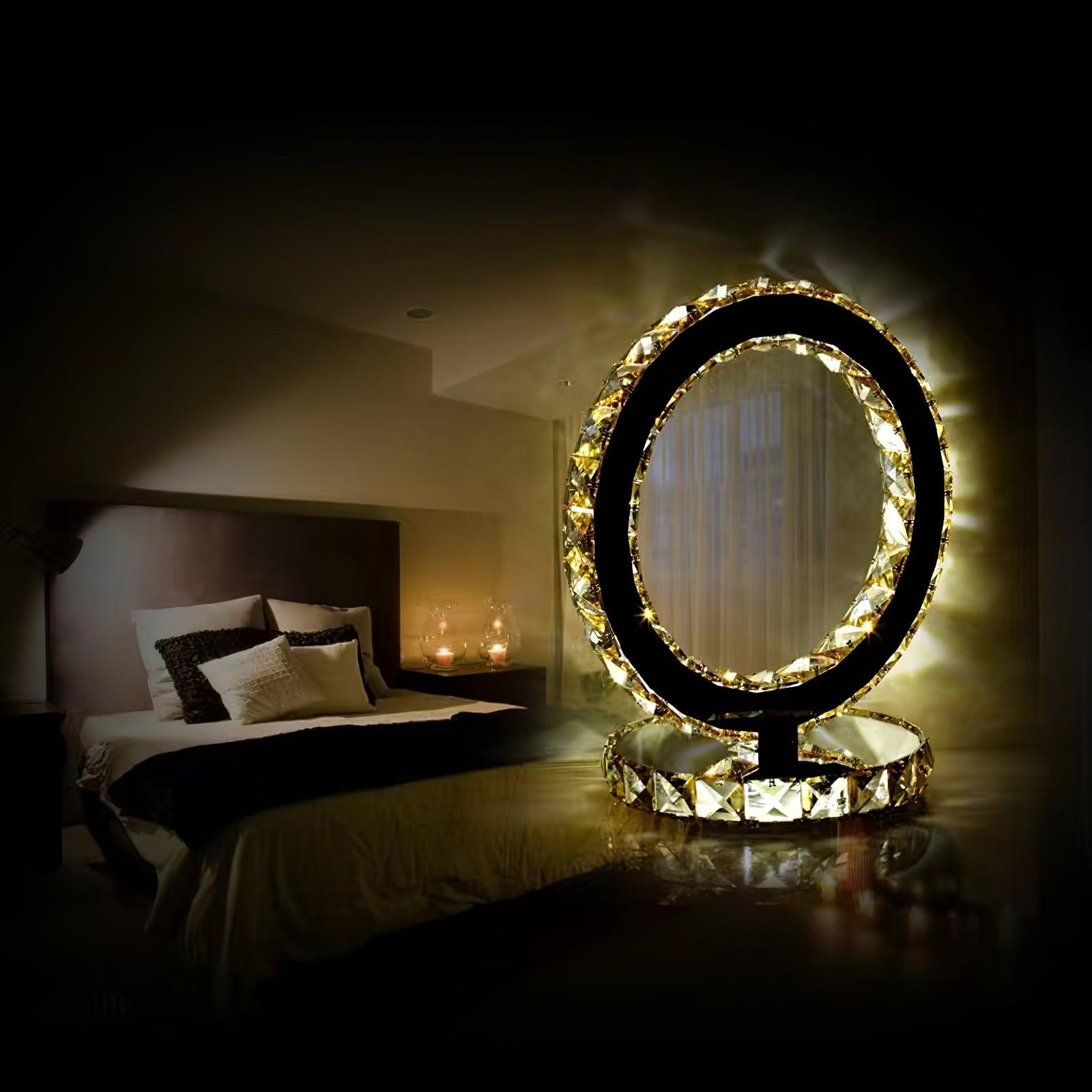 Crystal Rings Table Lamp - Cueteks