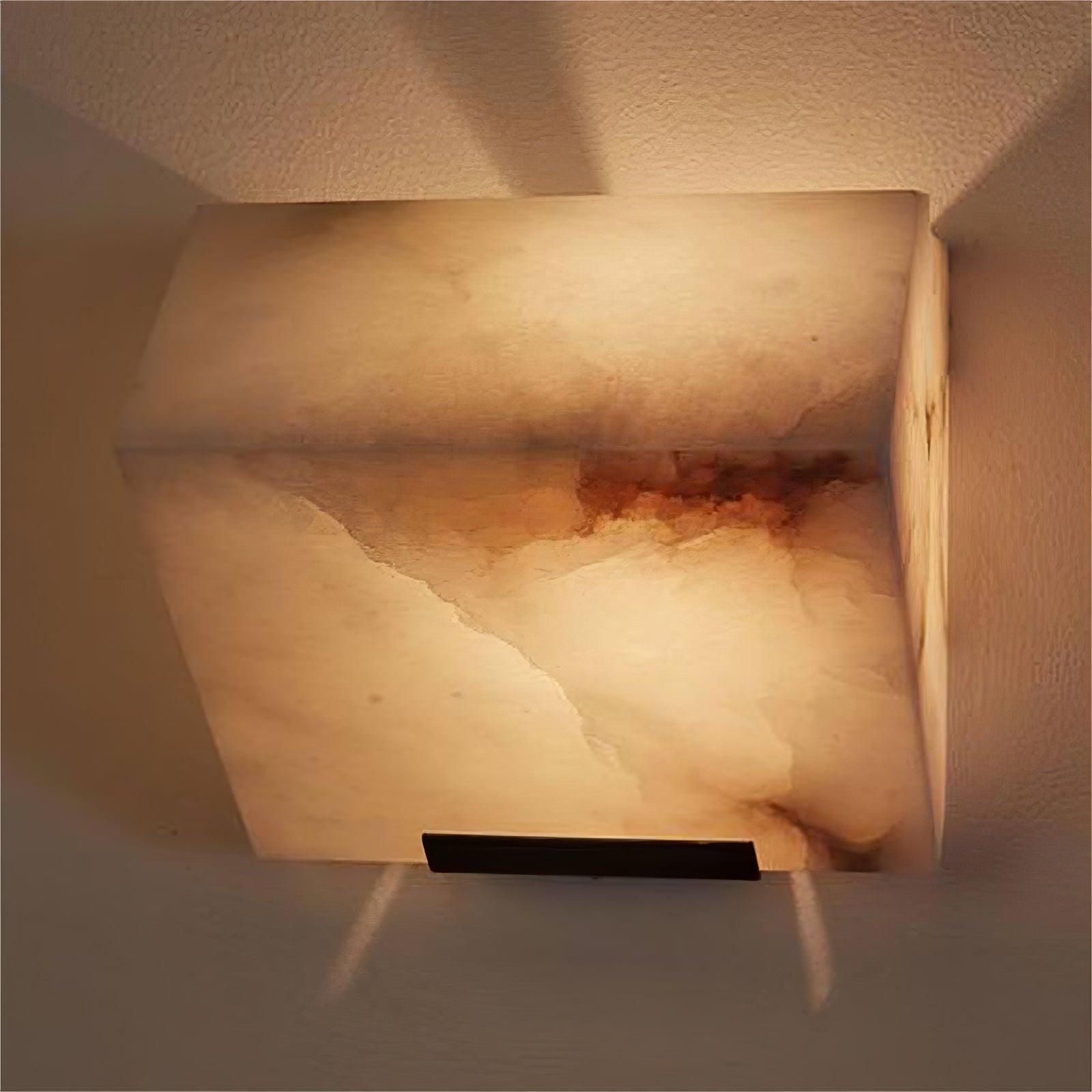 Alabaster Staircase Wall Lamp - Cueteks