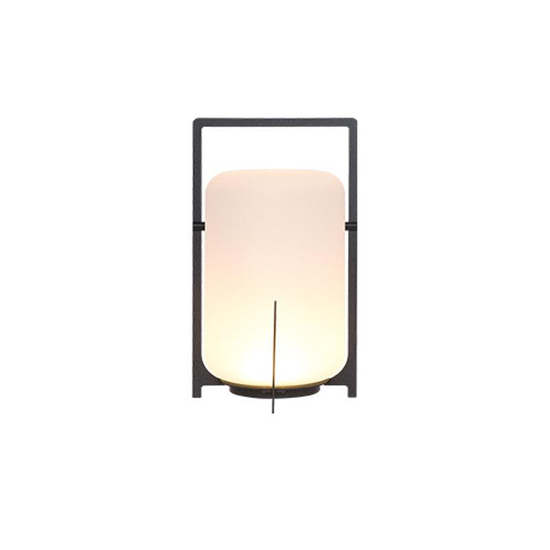 Black Twilight Lantern Table Lamp - Cueteks