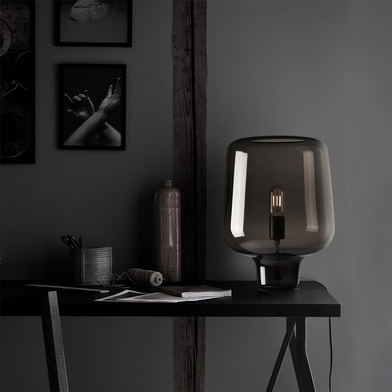 Teutonic Glass Table Lamp - Cueteks