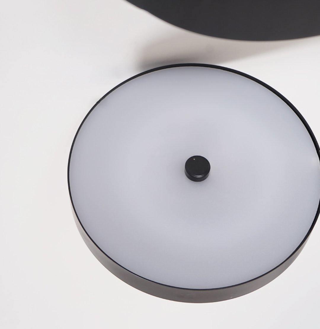 Lride geometric disc and rod wall light