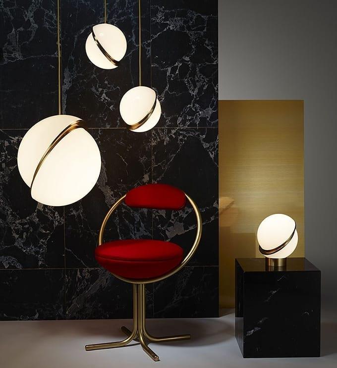 Crescent Table Lamp - Cueteks
