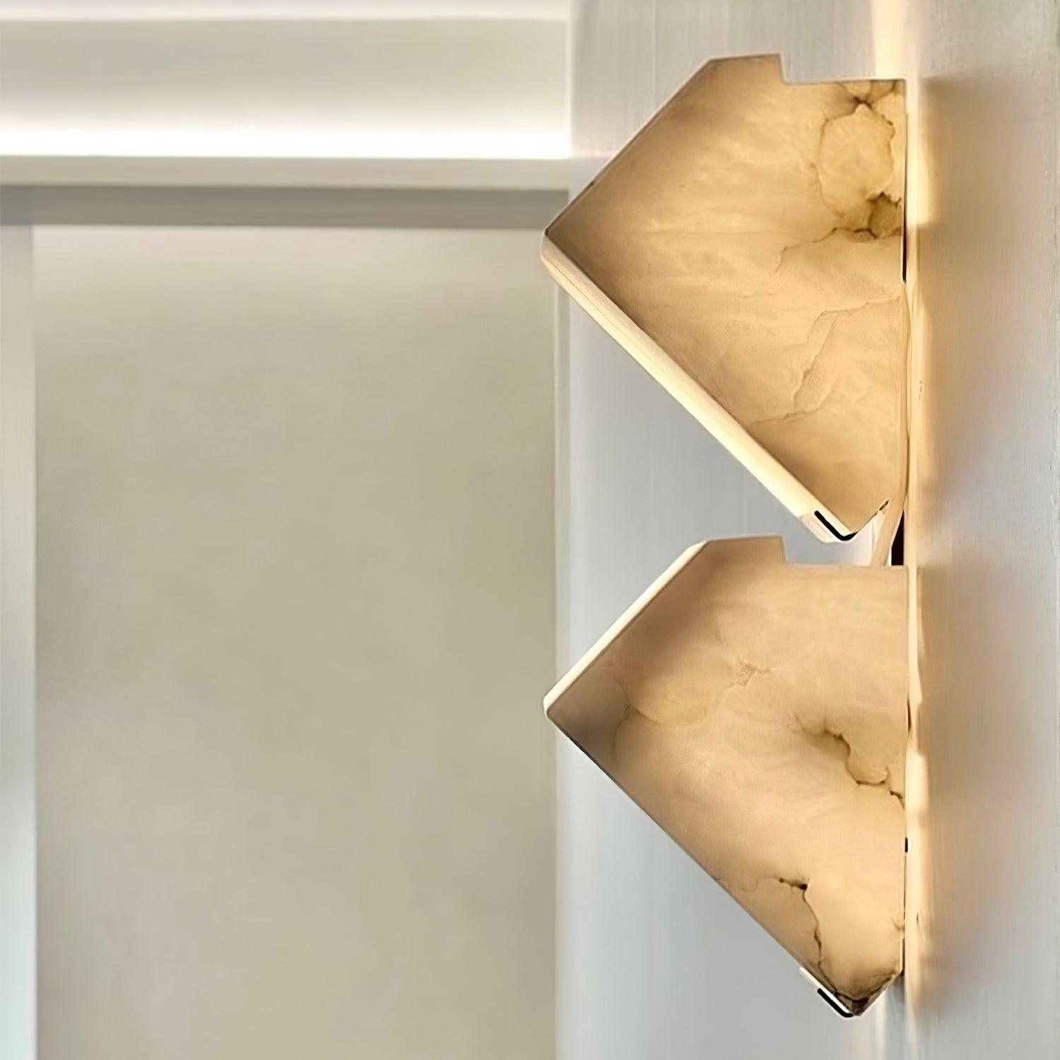 Alabaster Staircase Wall Lamp - Cueteks