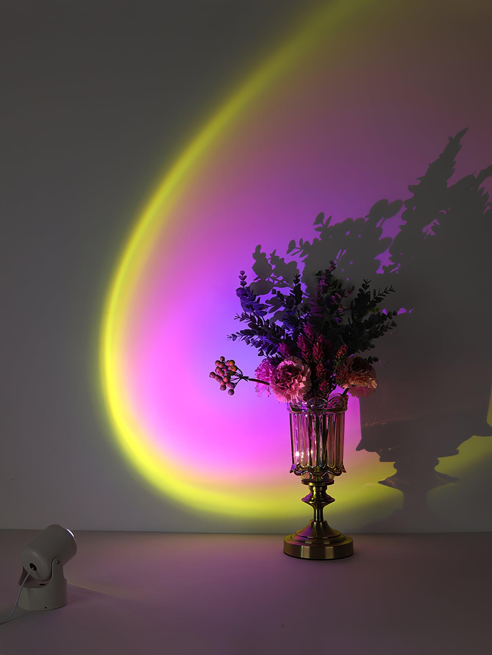 Sunset Projection Built-in Battery LED Light - Cueteks