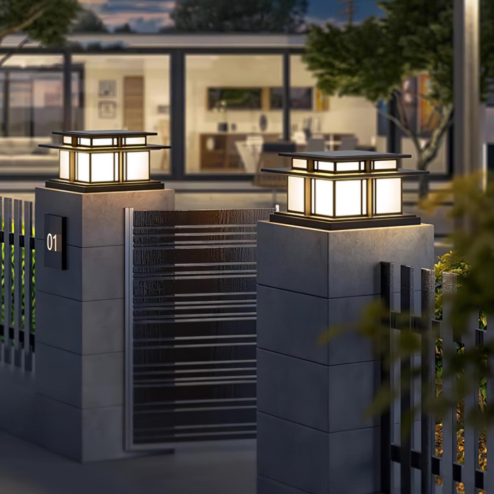 Boilyn Outdoor Pillar Light - Cueteks