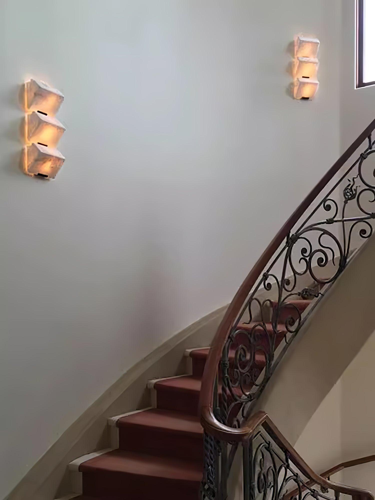 Alabaster Staircase Wall Lamp - Cueteks