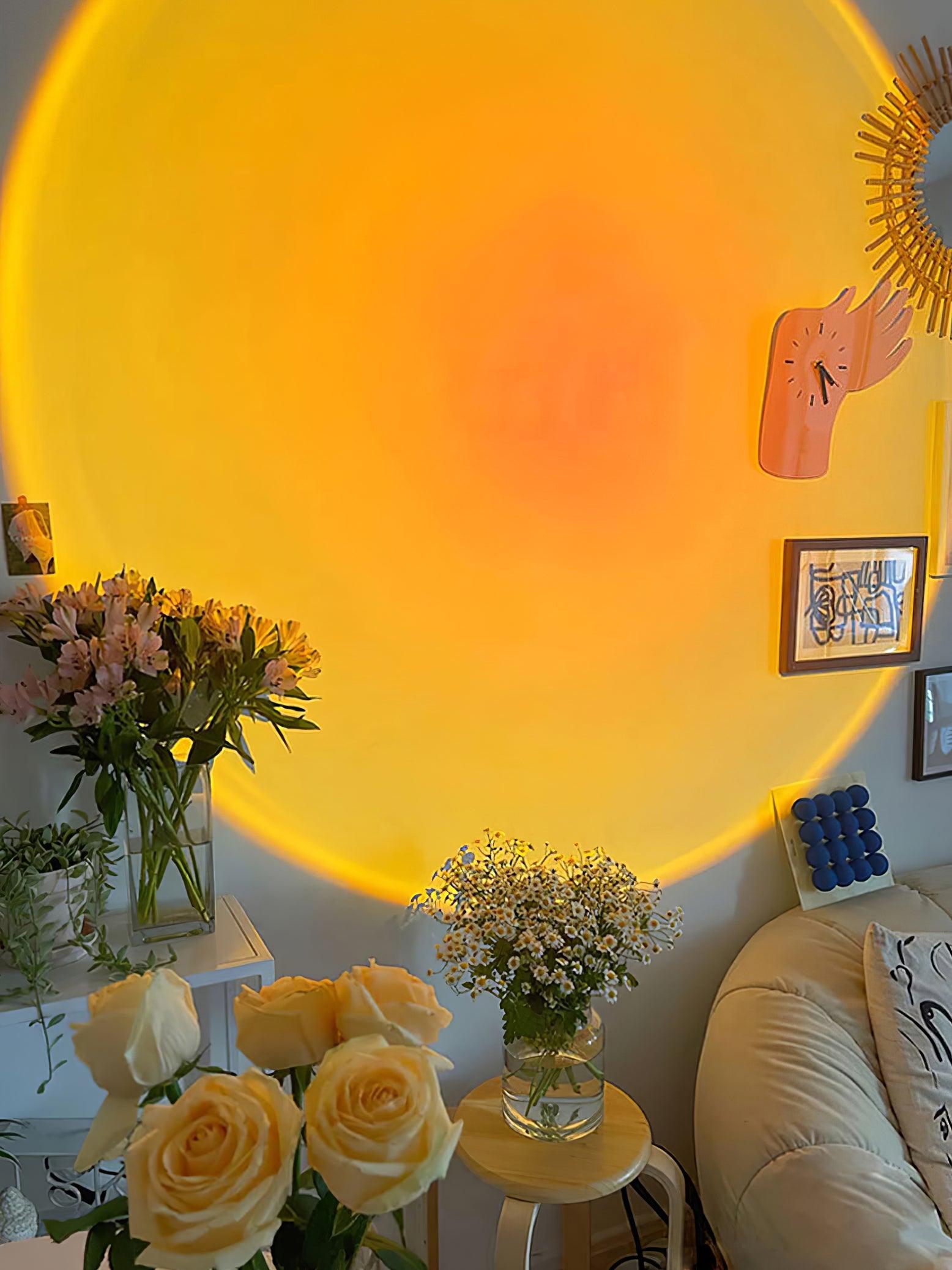 Sunset Projection Built-in Battery LED Light - Cueteks