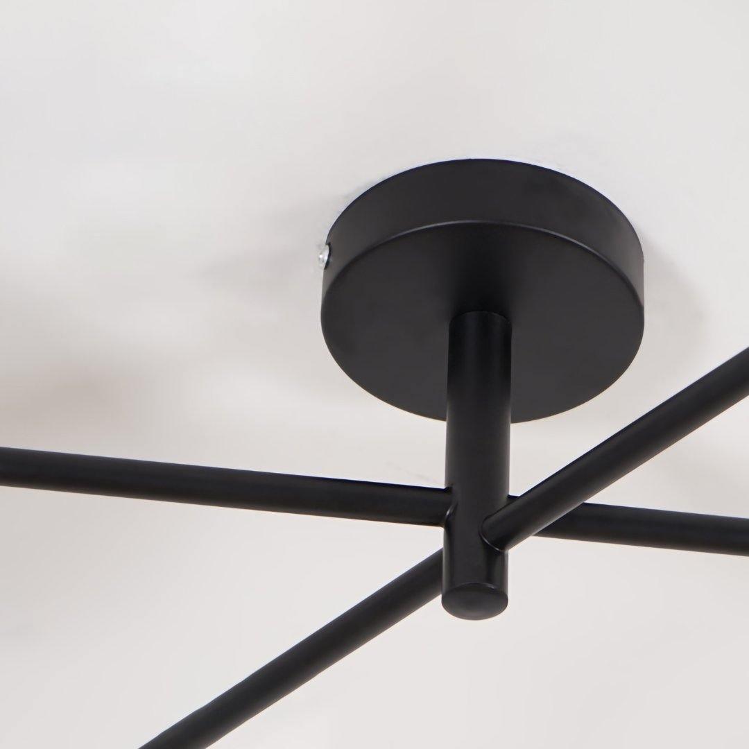 Lride geometric disc and rod wall light