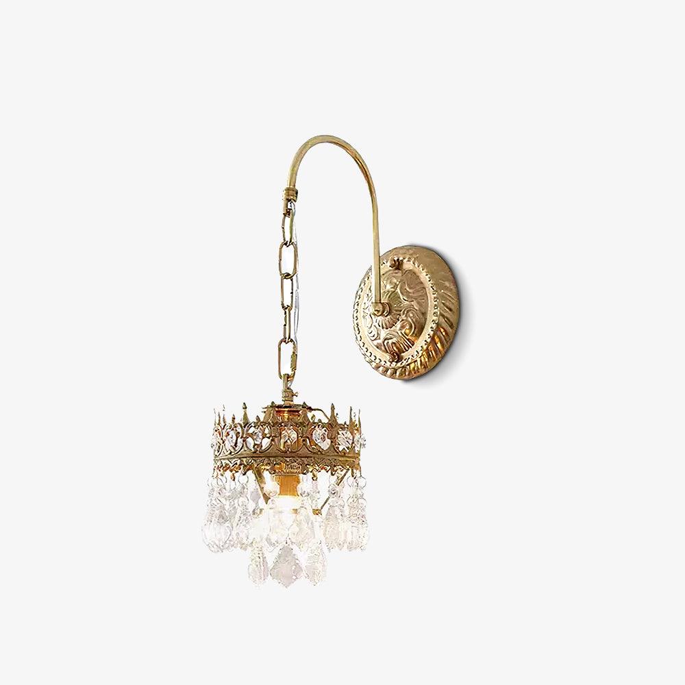 Crystal Crown Sconce - Cueteks
