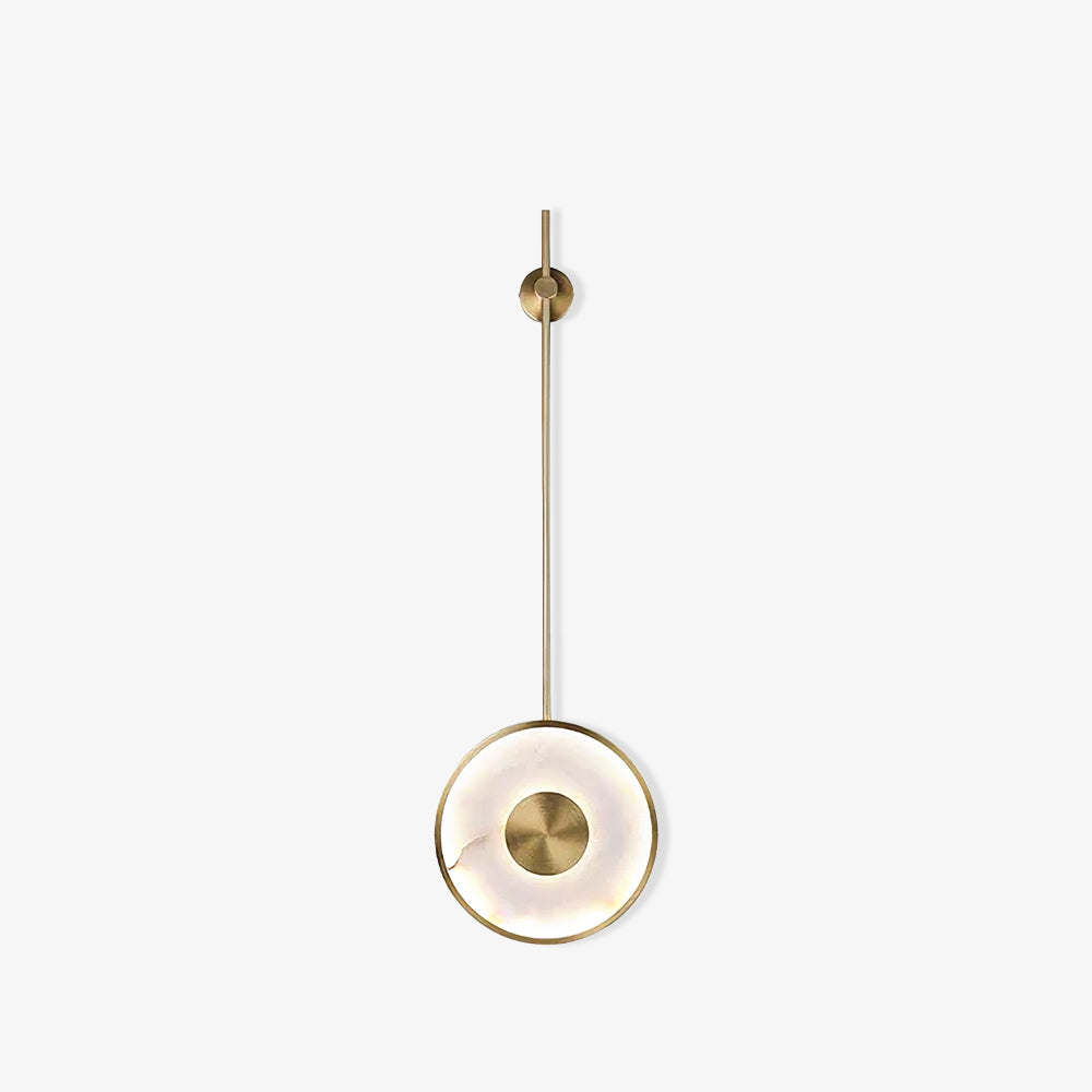 Round Marble Wall Lamp - Cueteks