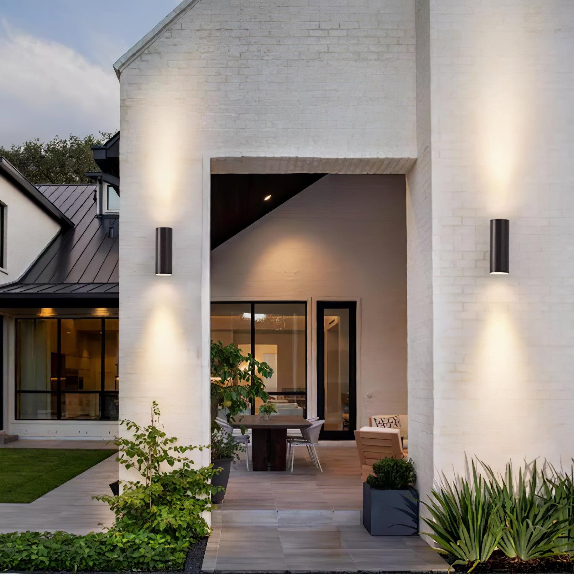 Cylindrical Outdoor Wall Light - Cueteks