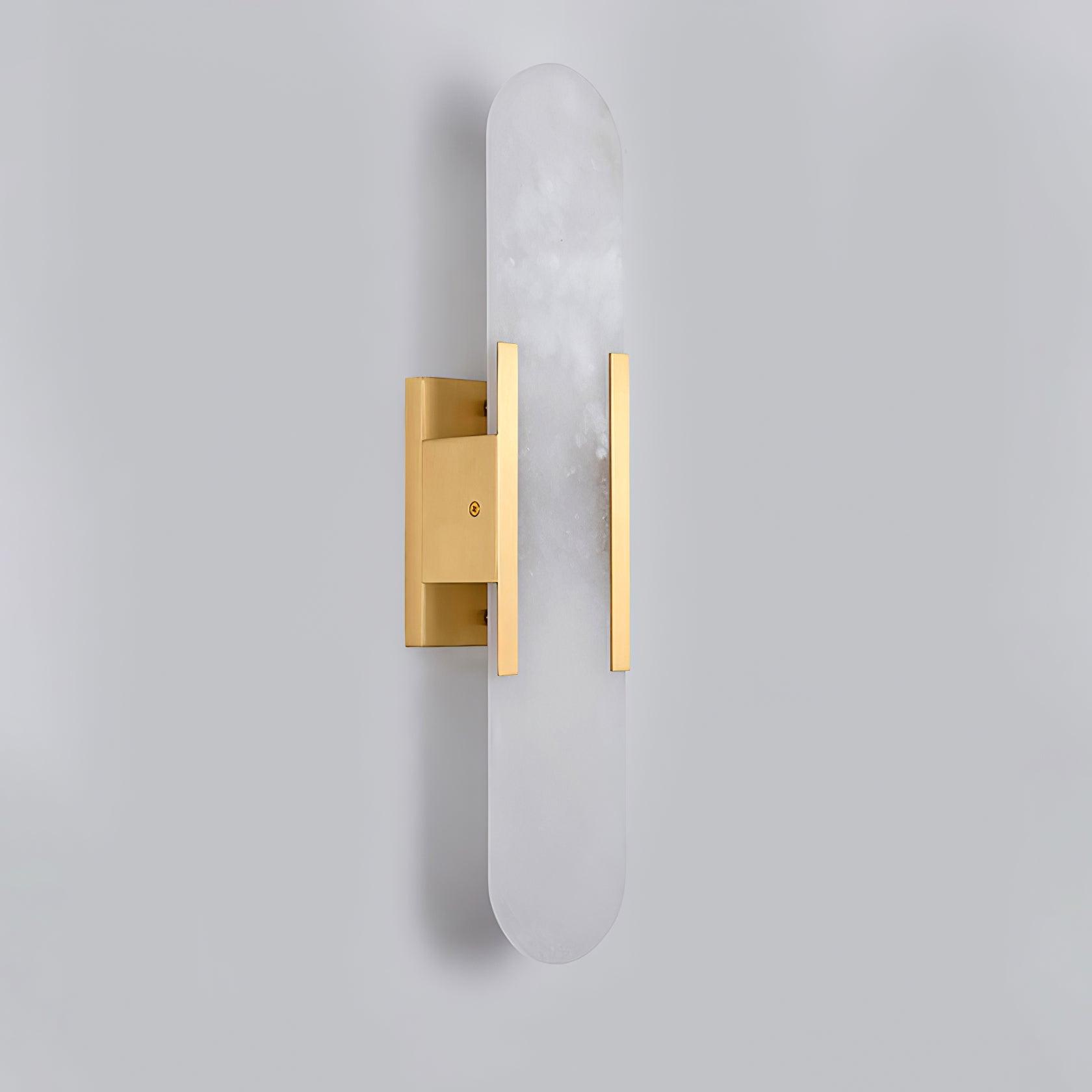Melange Elongated Alabaster Wall Lamp - Cueteks