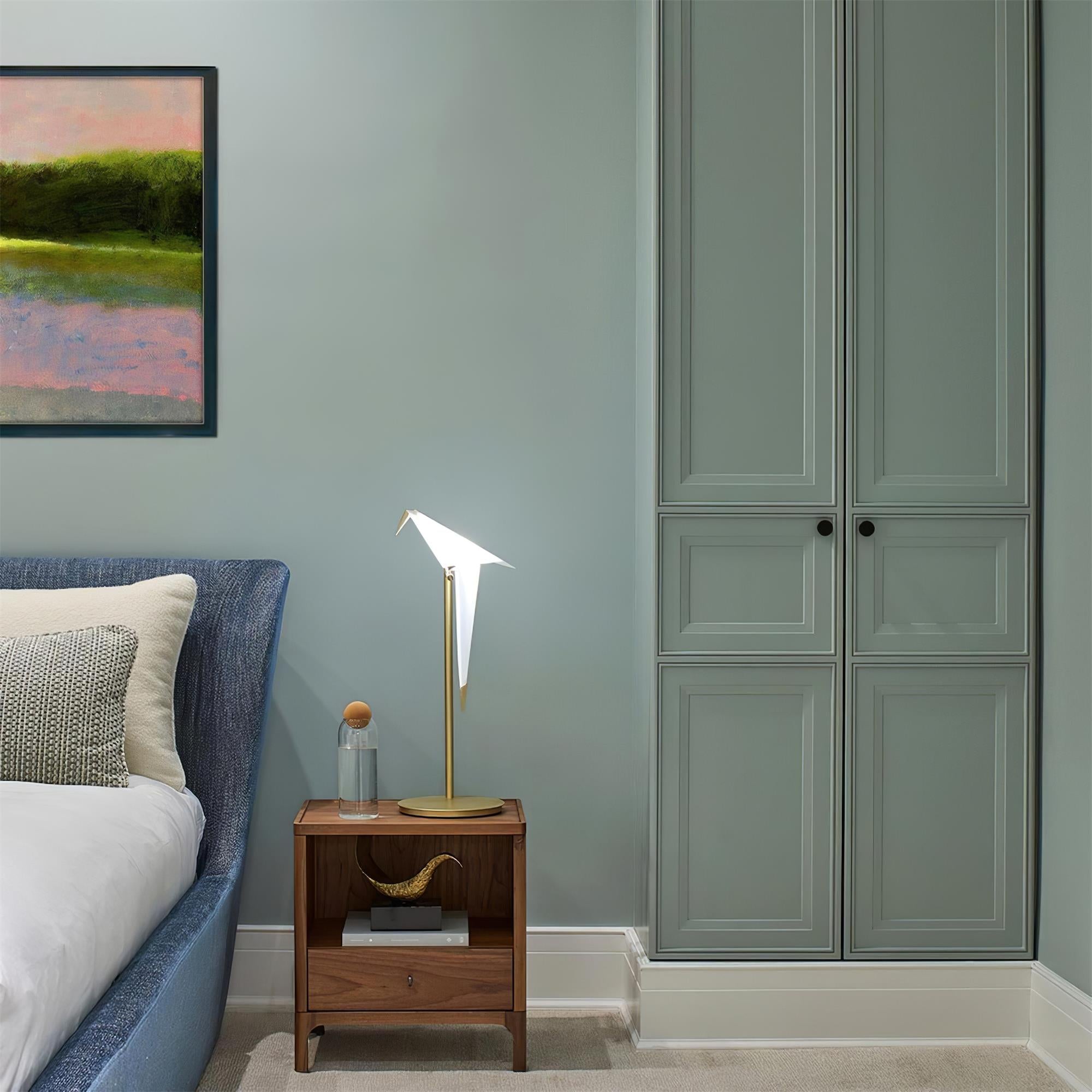 Paper Crane Bird Table lamp - Cueteks