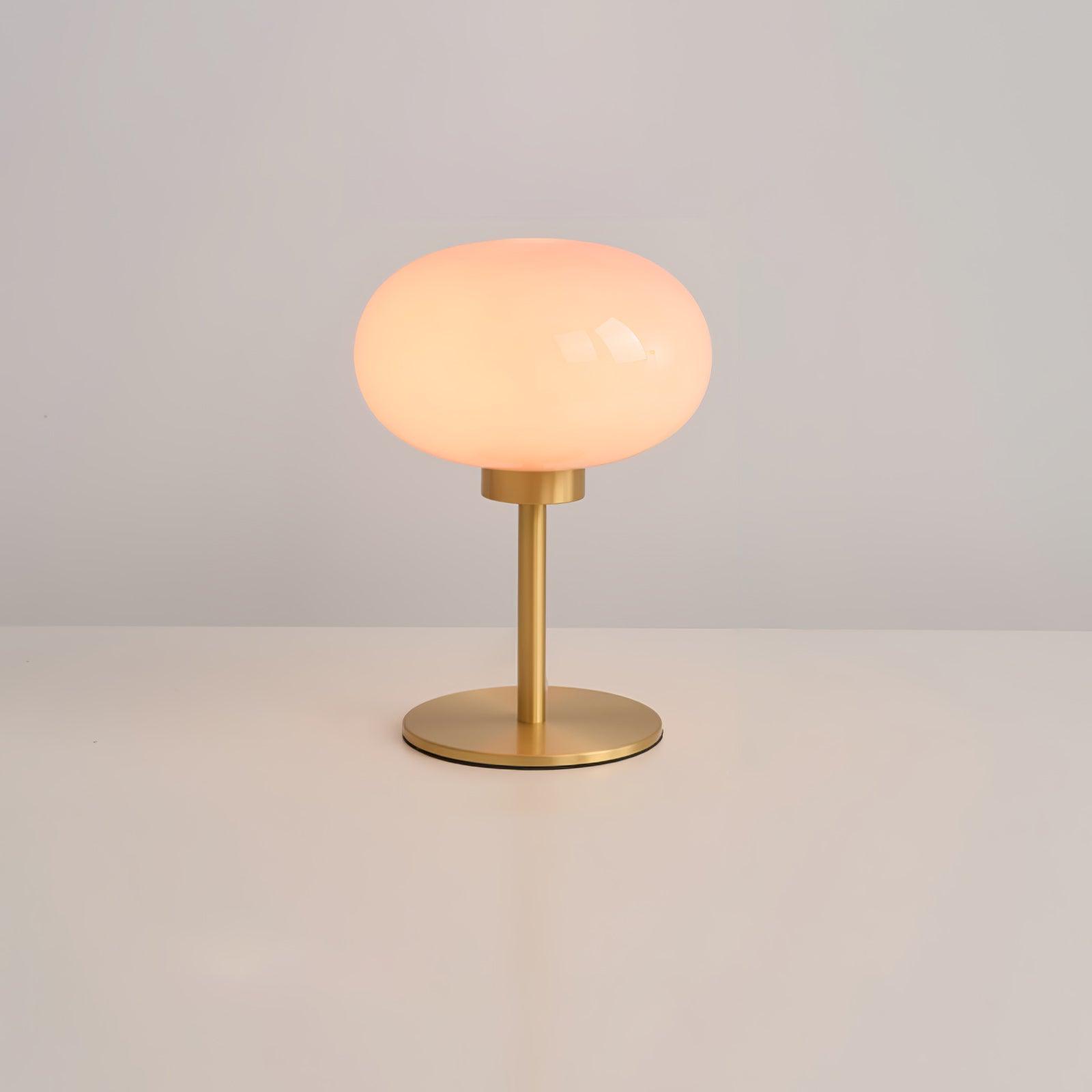Marshmallow Brass Table Lamp - Cueteks