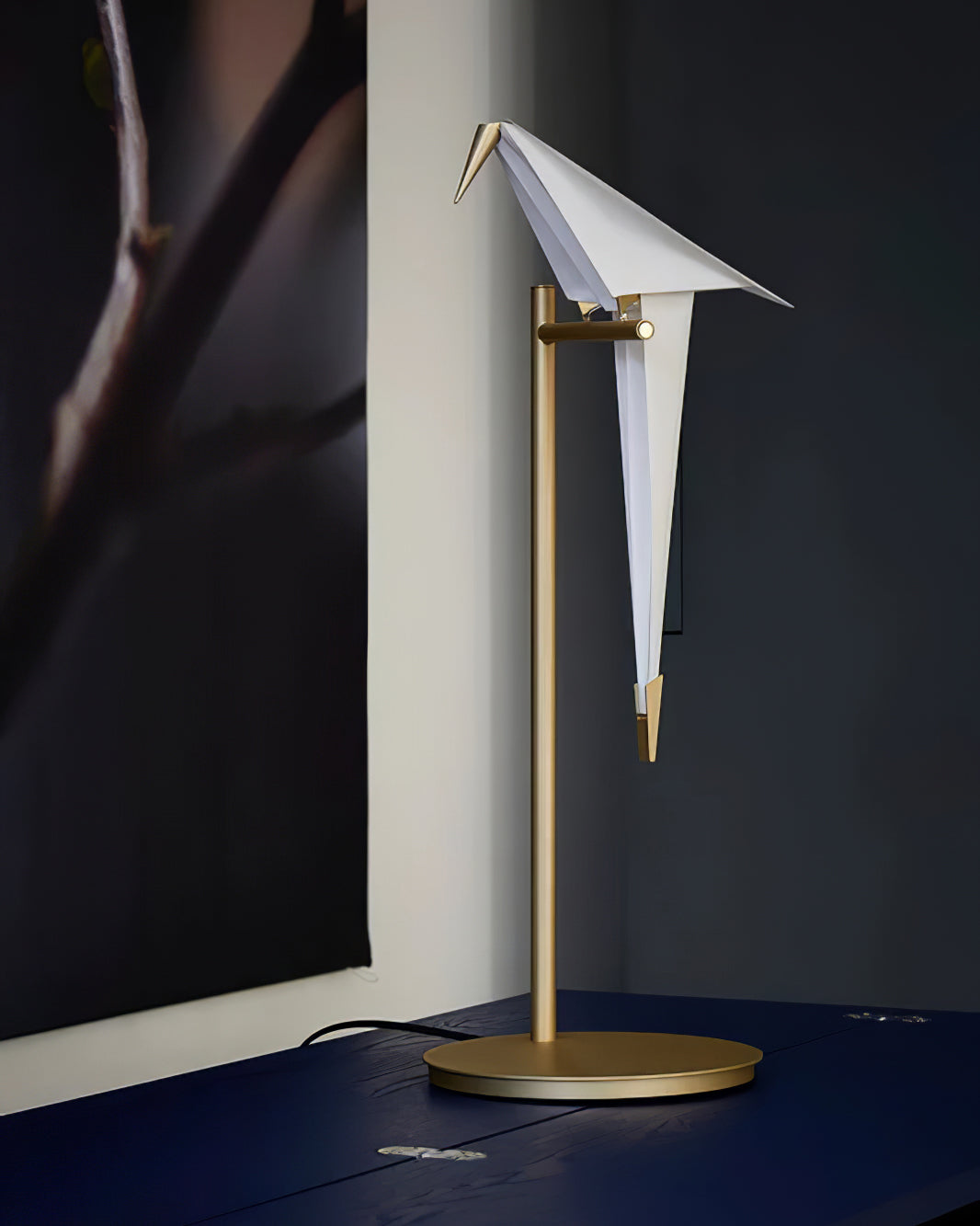 Paper Crane Bird Table lamp - Cueteks