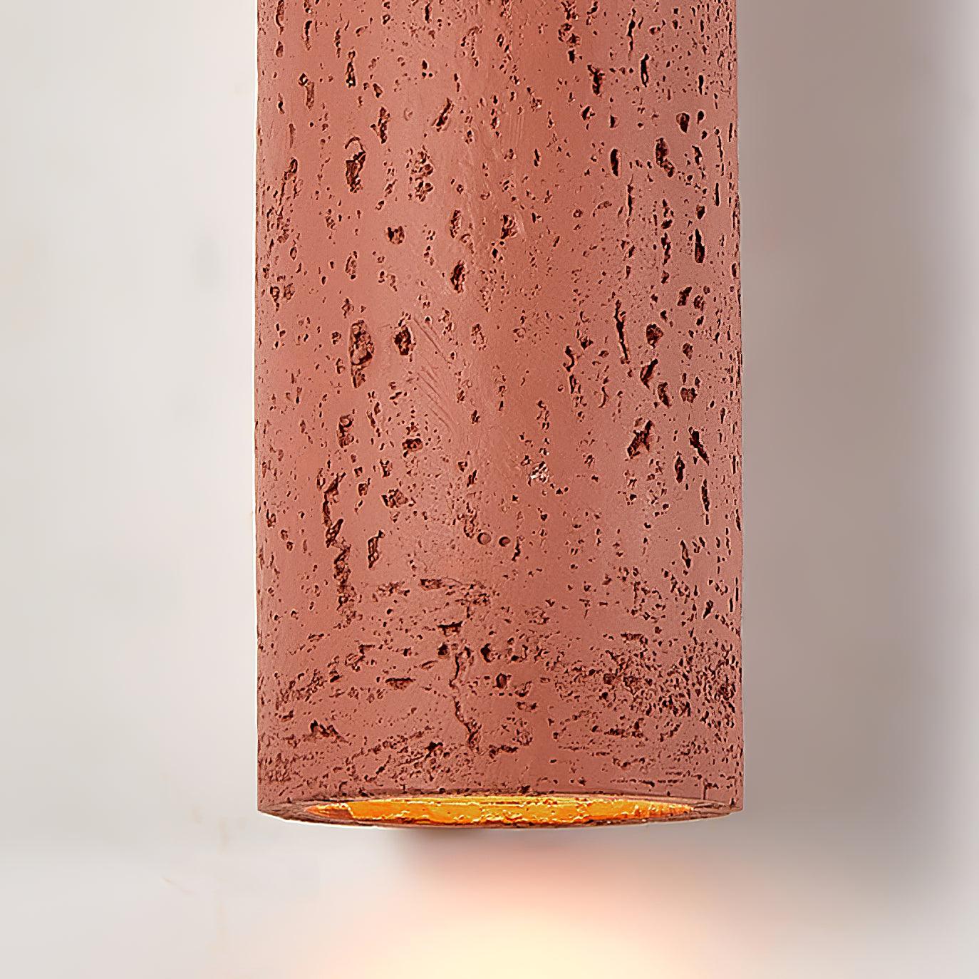 Detail of Red cylinder lower light opening