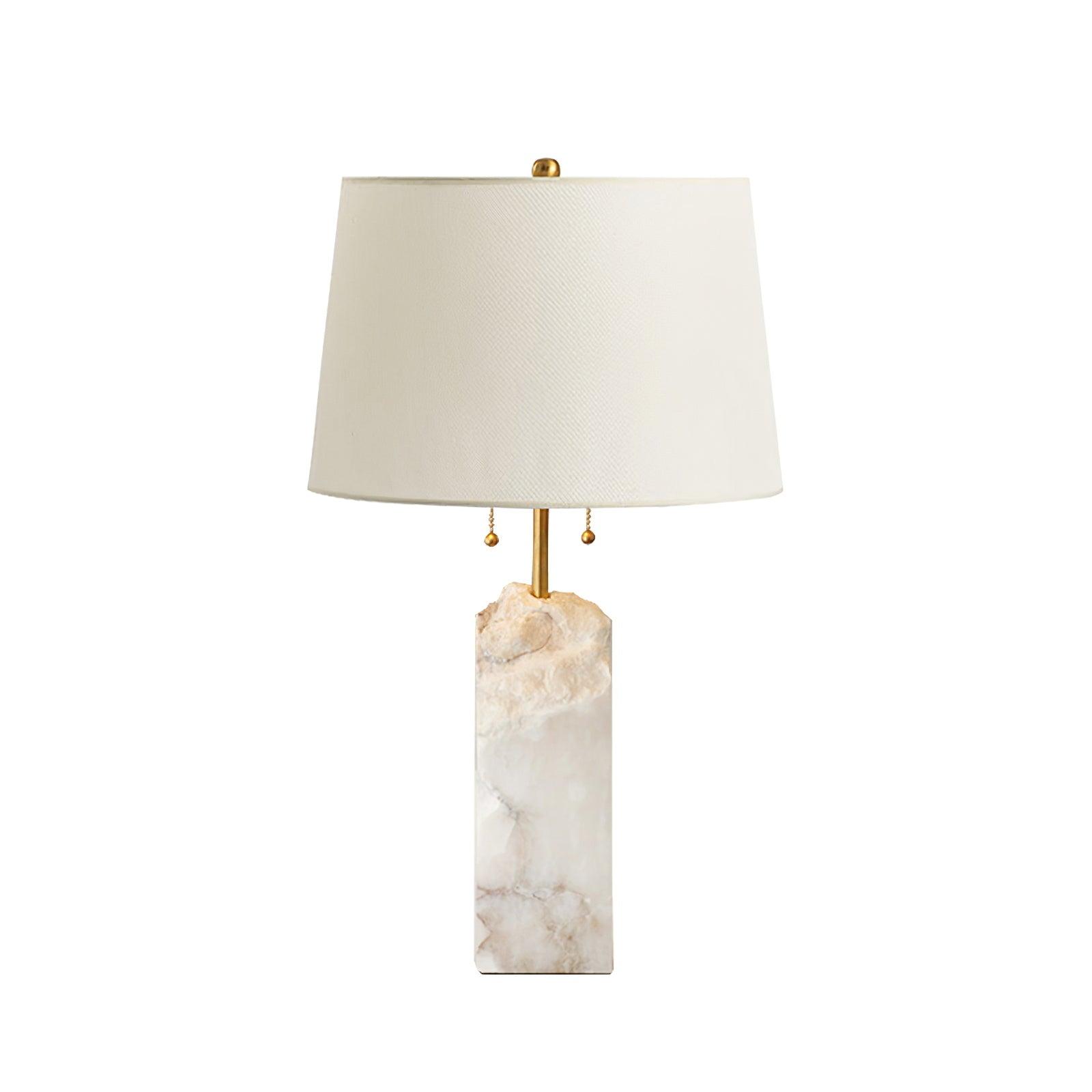 Raw Alabaster Table Lamp - Cueteks
