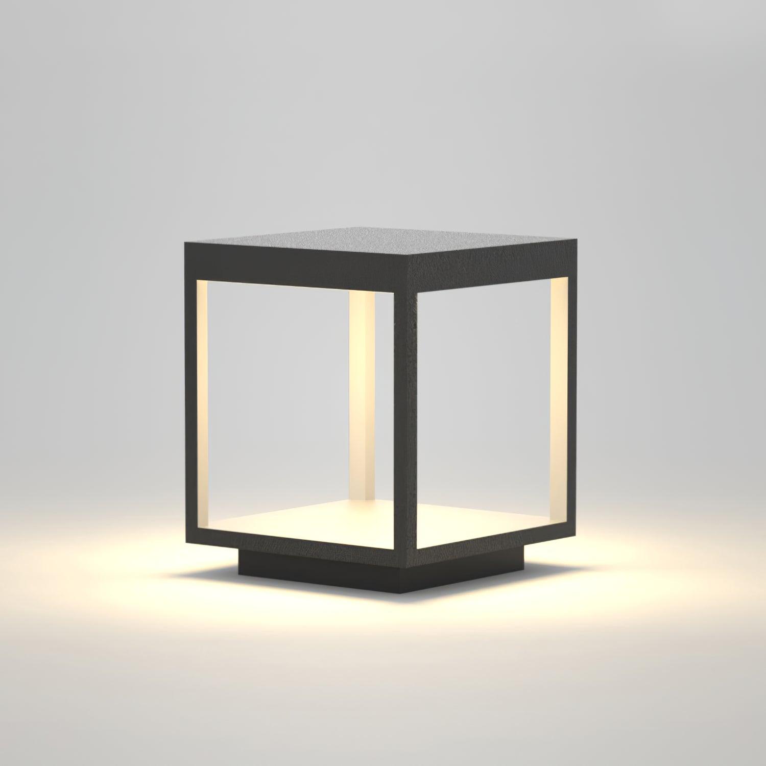 Square Frame Fence Post Garden Light - Cueteks