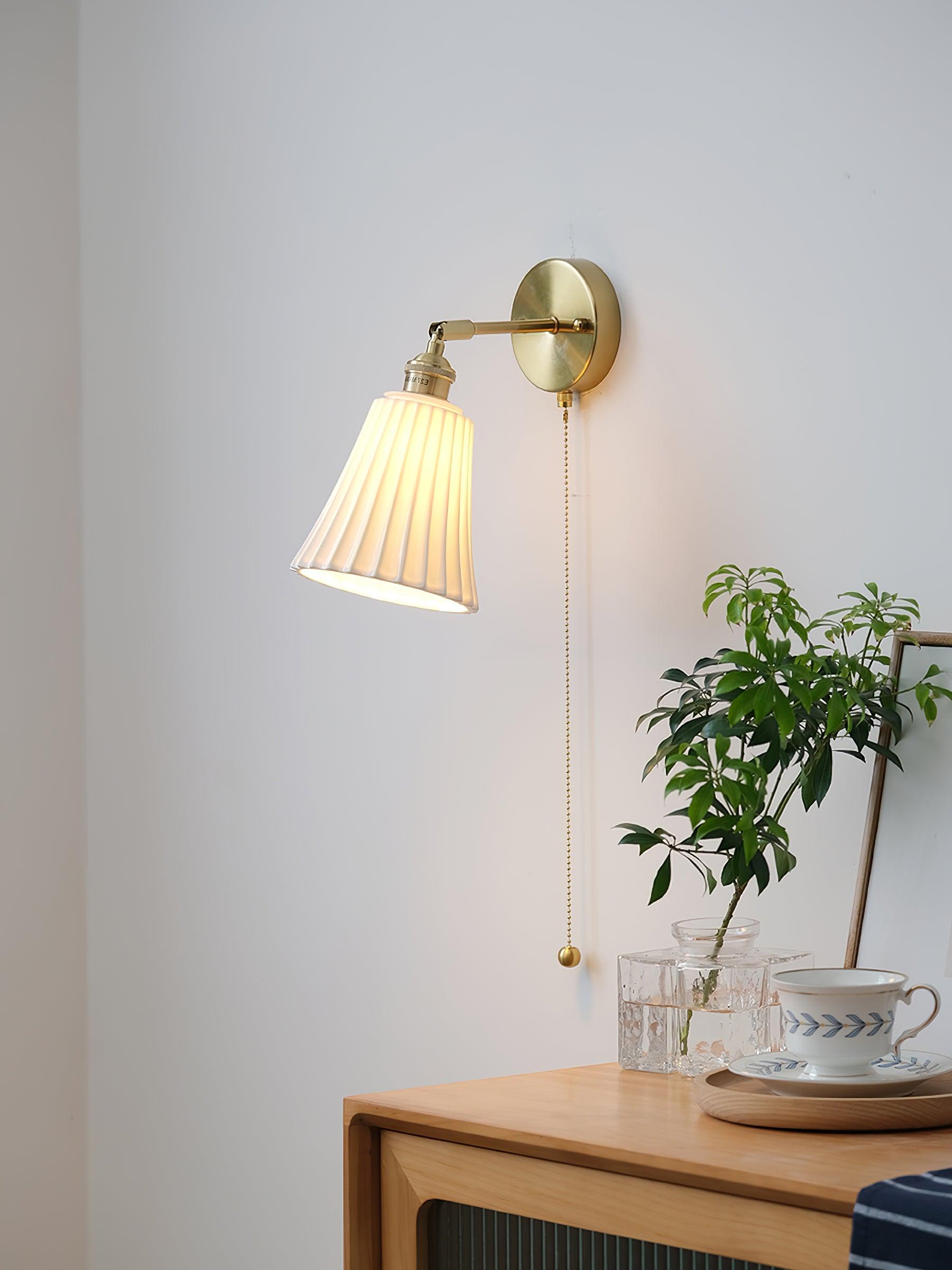 Trumpet Ceramic Wall Light - Cueteks