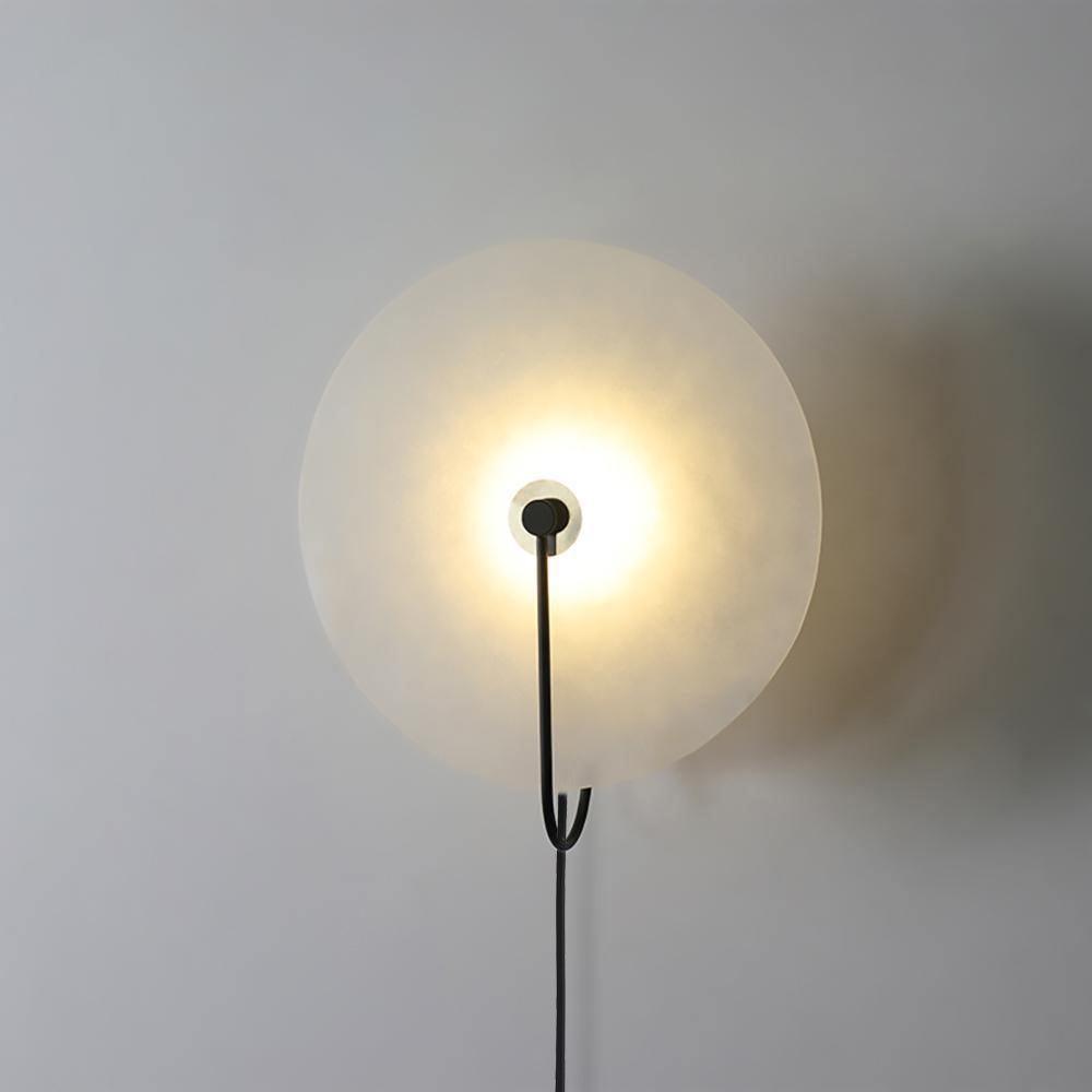 Alabaster LED Plug-In Wall Lamp - Cueteks