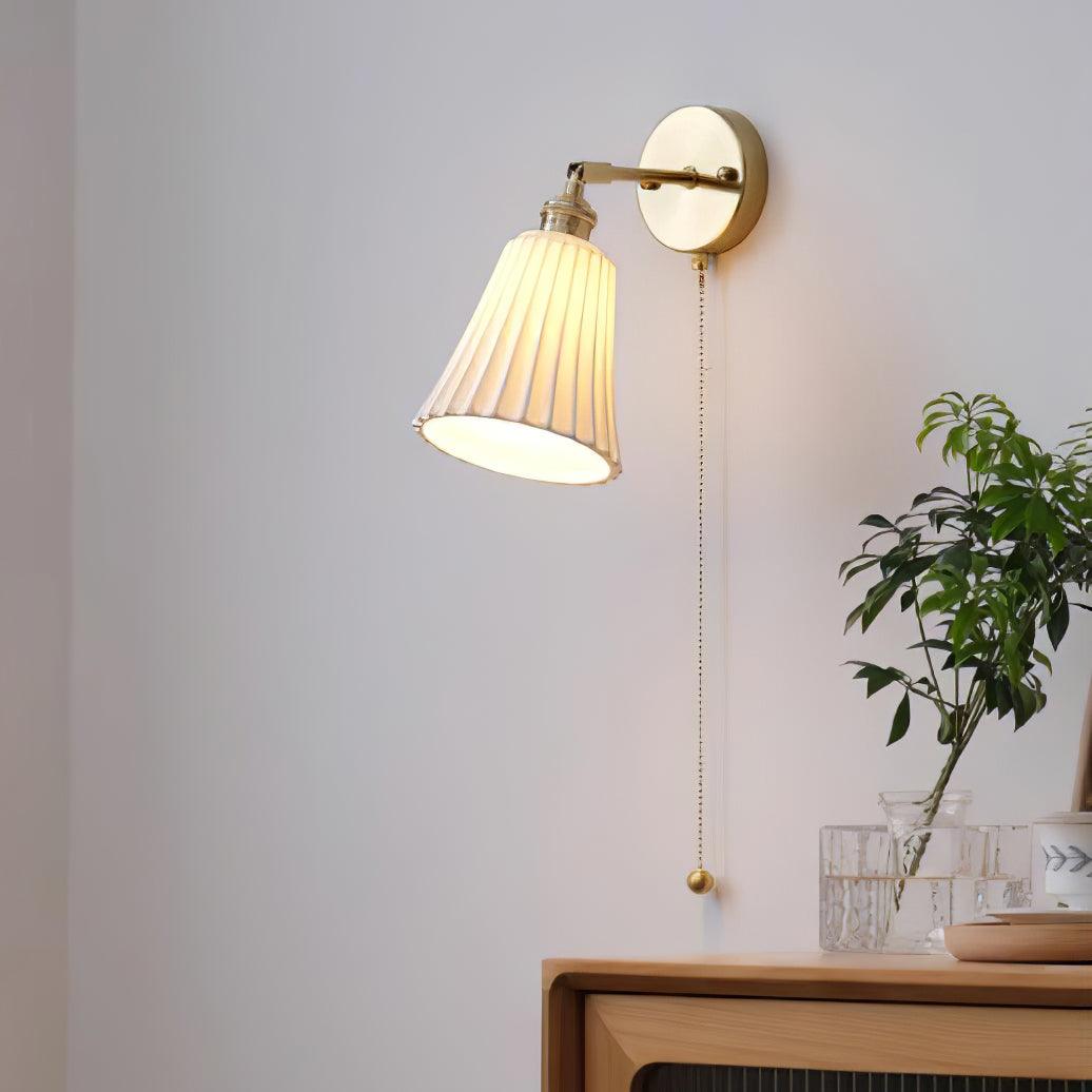 Trumpet Ceramic Wall Light - Cueteks