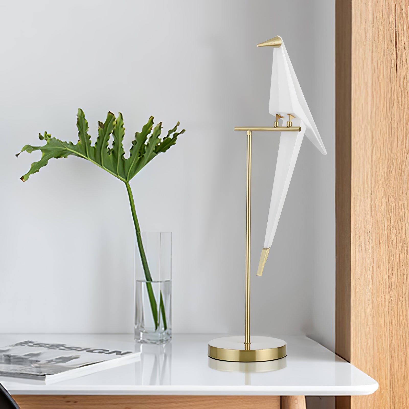 Paper Crane Bird Table lamp - Cueteks