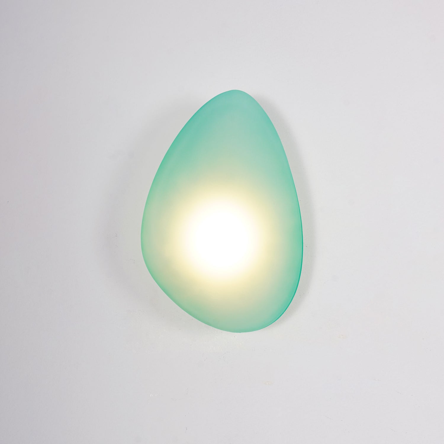 Bubble Glass pebble-shaped wall light