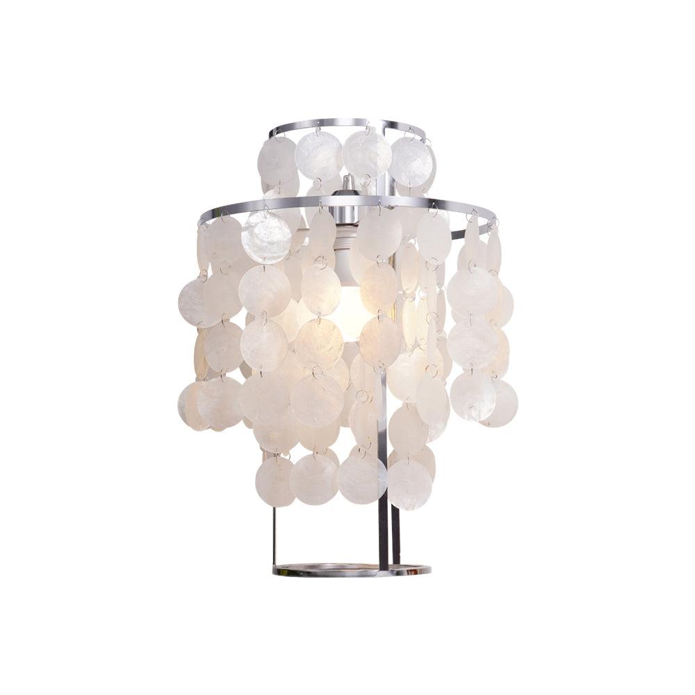 Round Shell Table Lamp - Cueteks