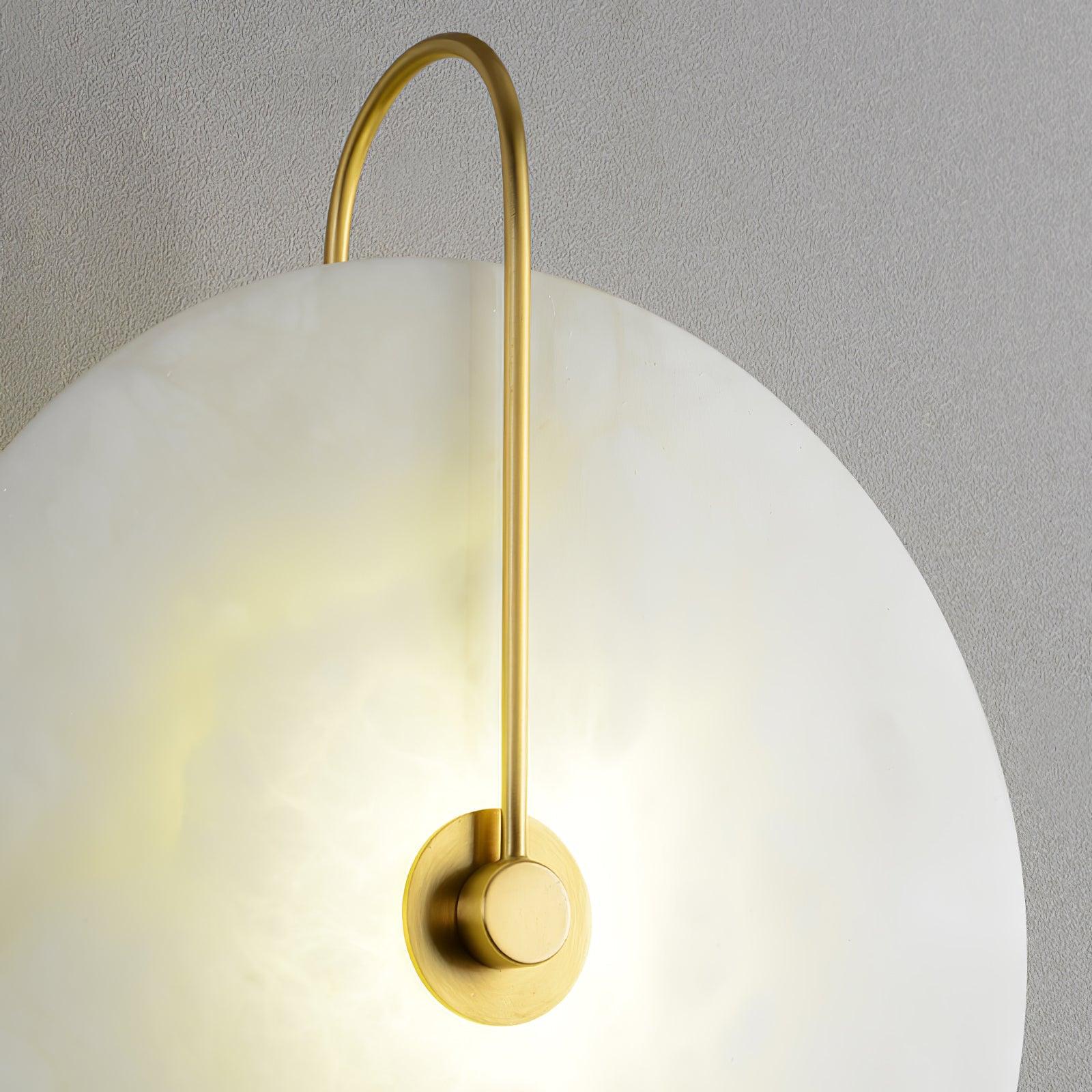 Alabaster LED Plug-In Wall Lamp - Cueteks