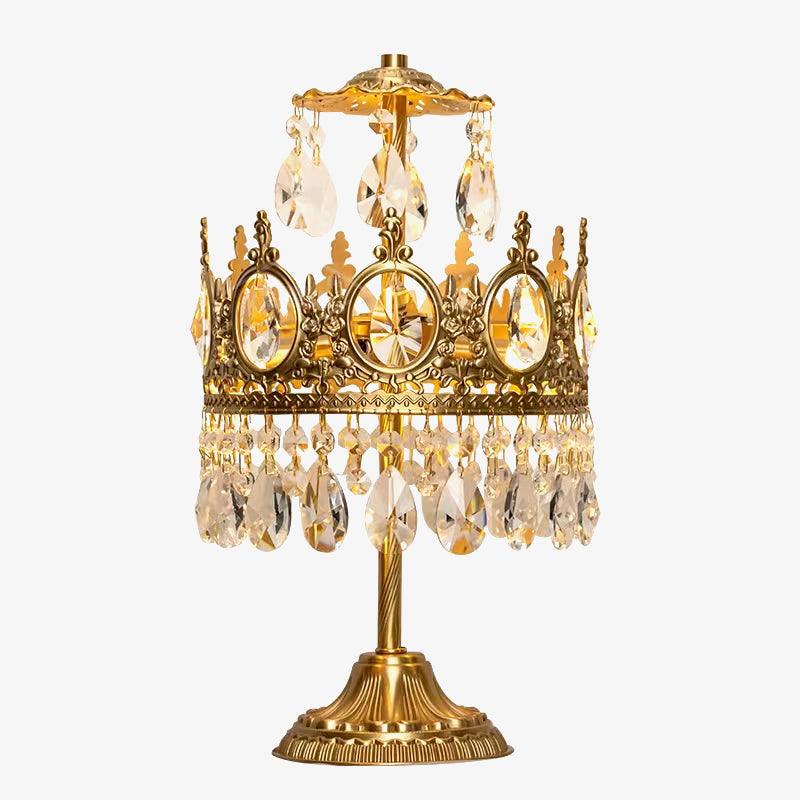Vintage Crystal Table Light - Cueteks