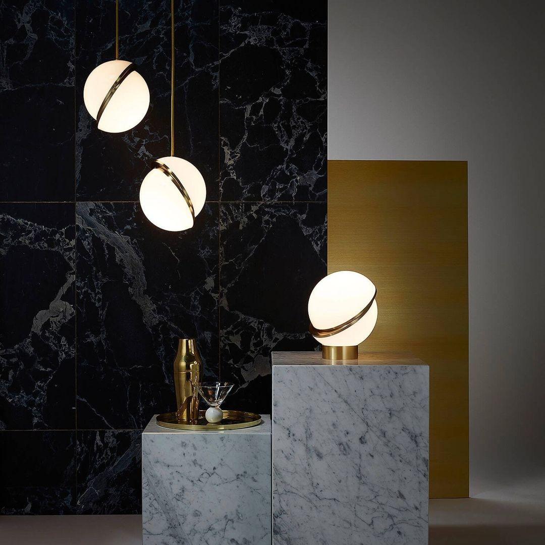 Crescent Table Lamp - Cueteks