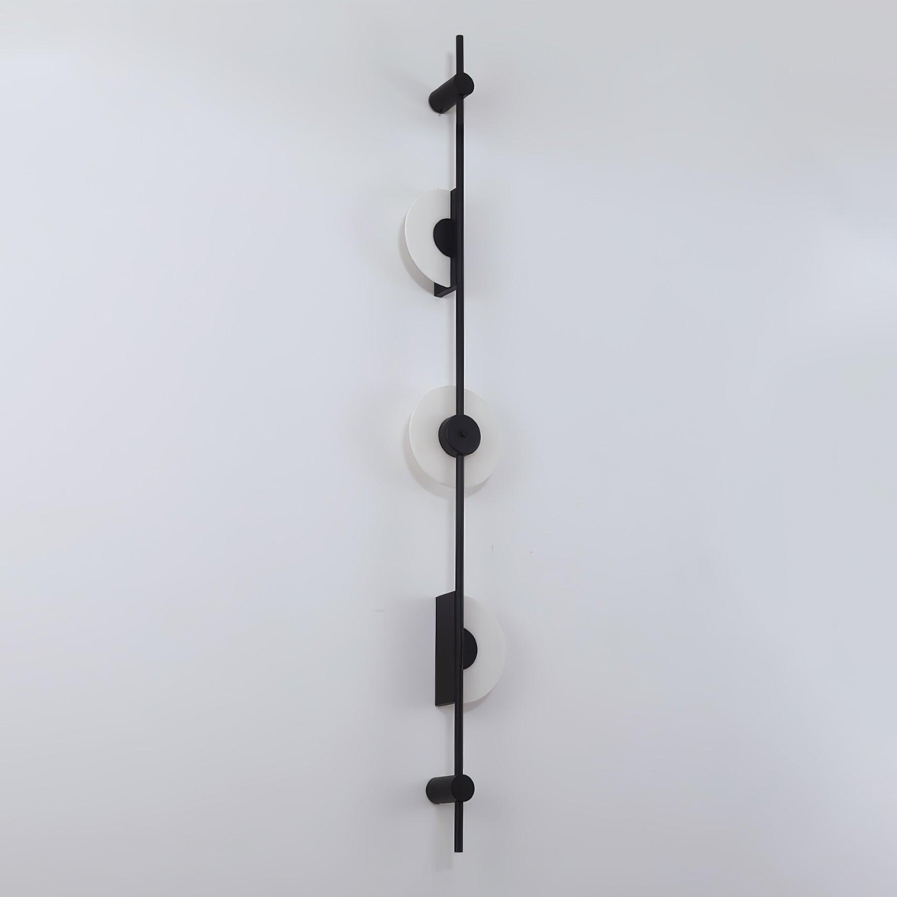 Alabaster Orb Vertical Wall Sconce - Cueteks