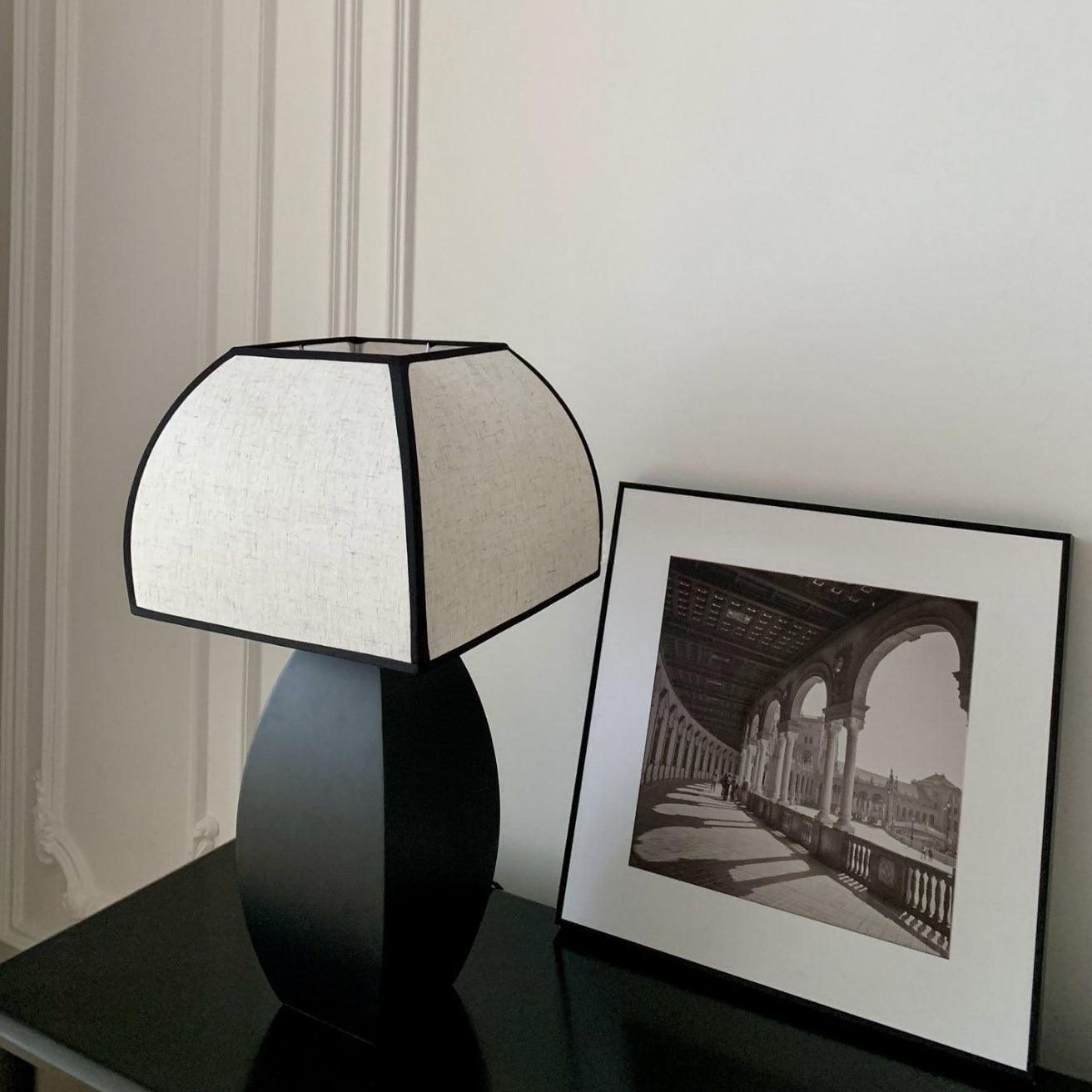 Javier Black Table Lamp - Cueteks
