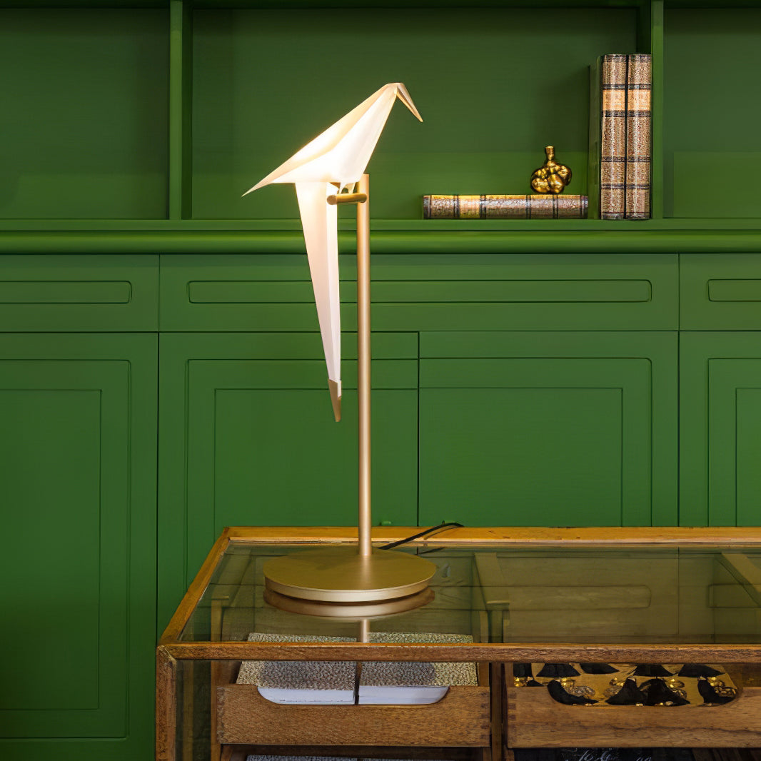 Paper Crane Bird Table lamp - Cueteks