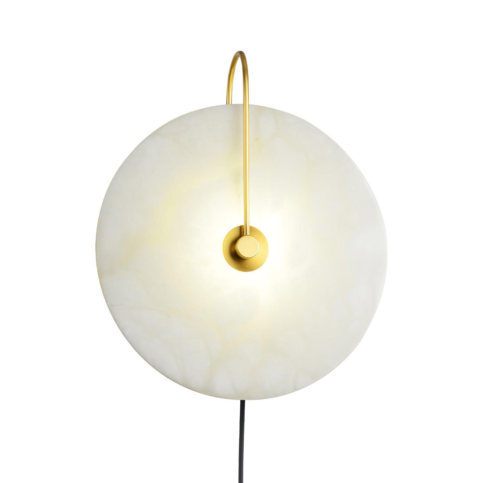 Alabaster LED Plug-In Wall Lamp - Cueteks