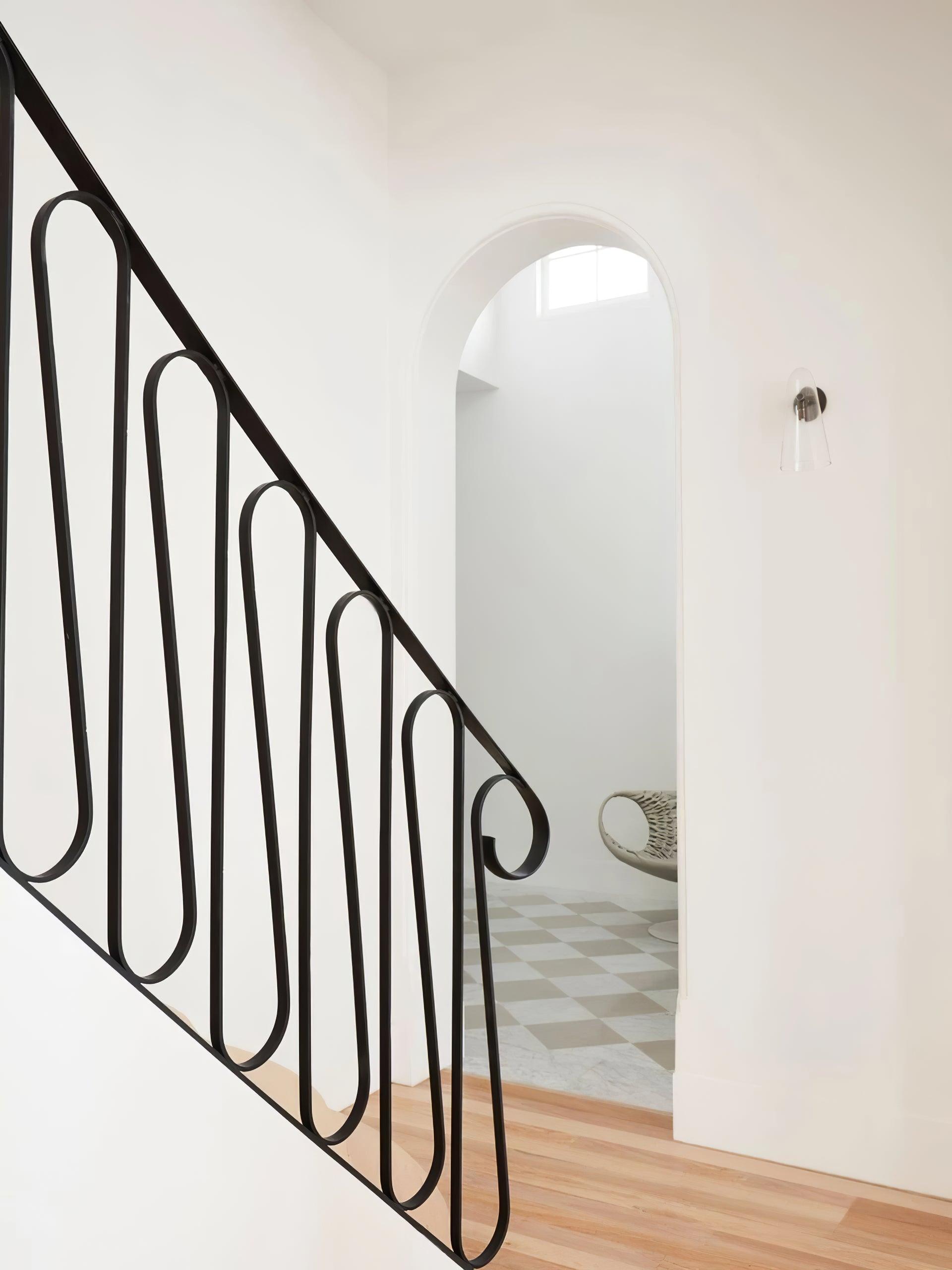 Conical Glass wall lamp