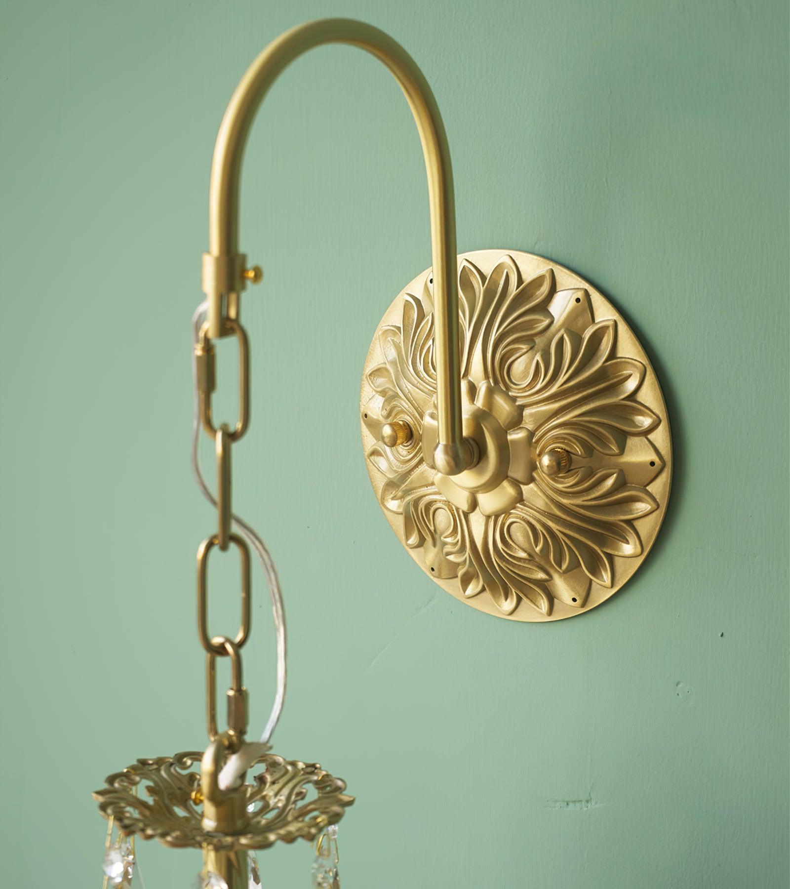 Crystal Crown Sconce - Cueteks