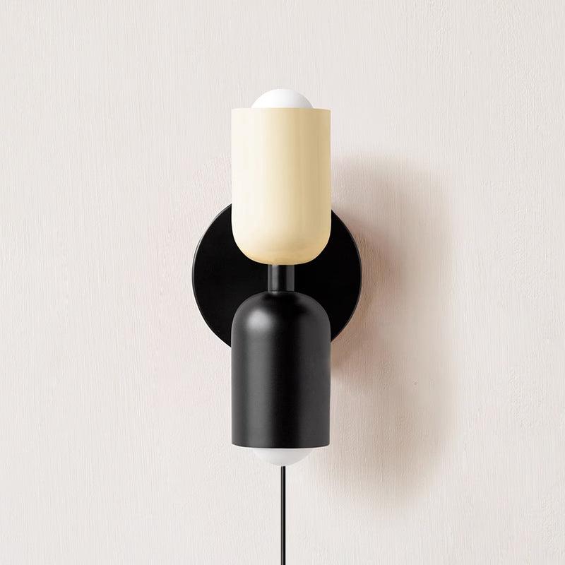 Couleur Double Plug In Wall Lamp - Cueteks