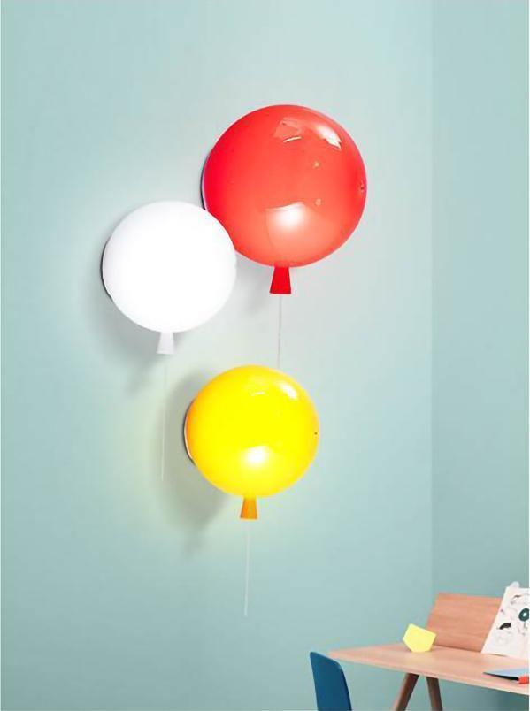 Memory balloon wall light