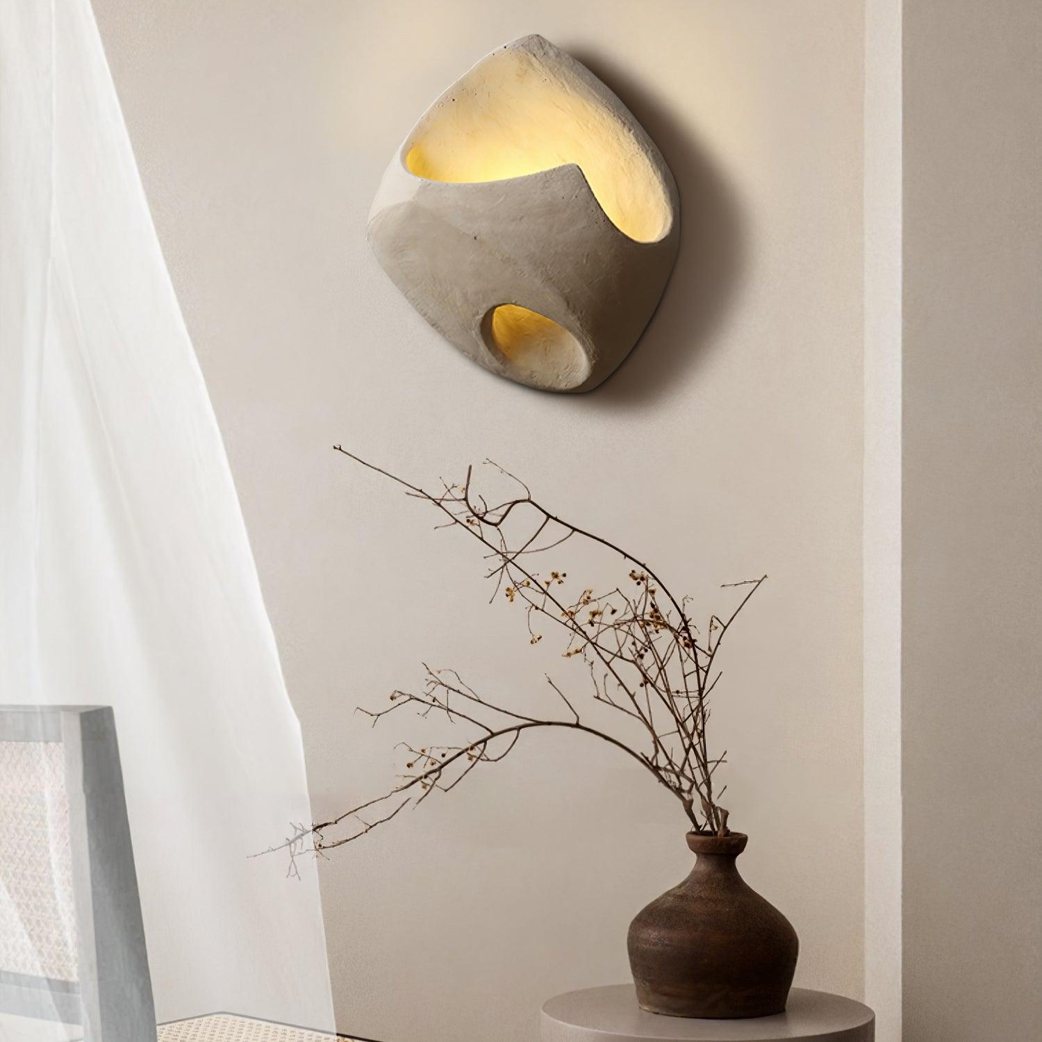 Cement Hollow Wall Light - Cueteks