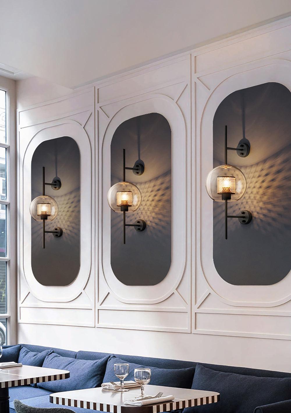 Chiswick Glass Wall Light - Cueteks