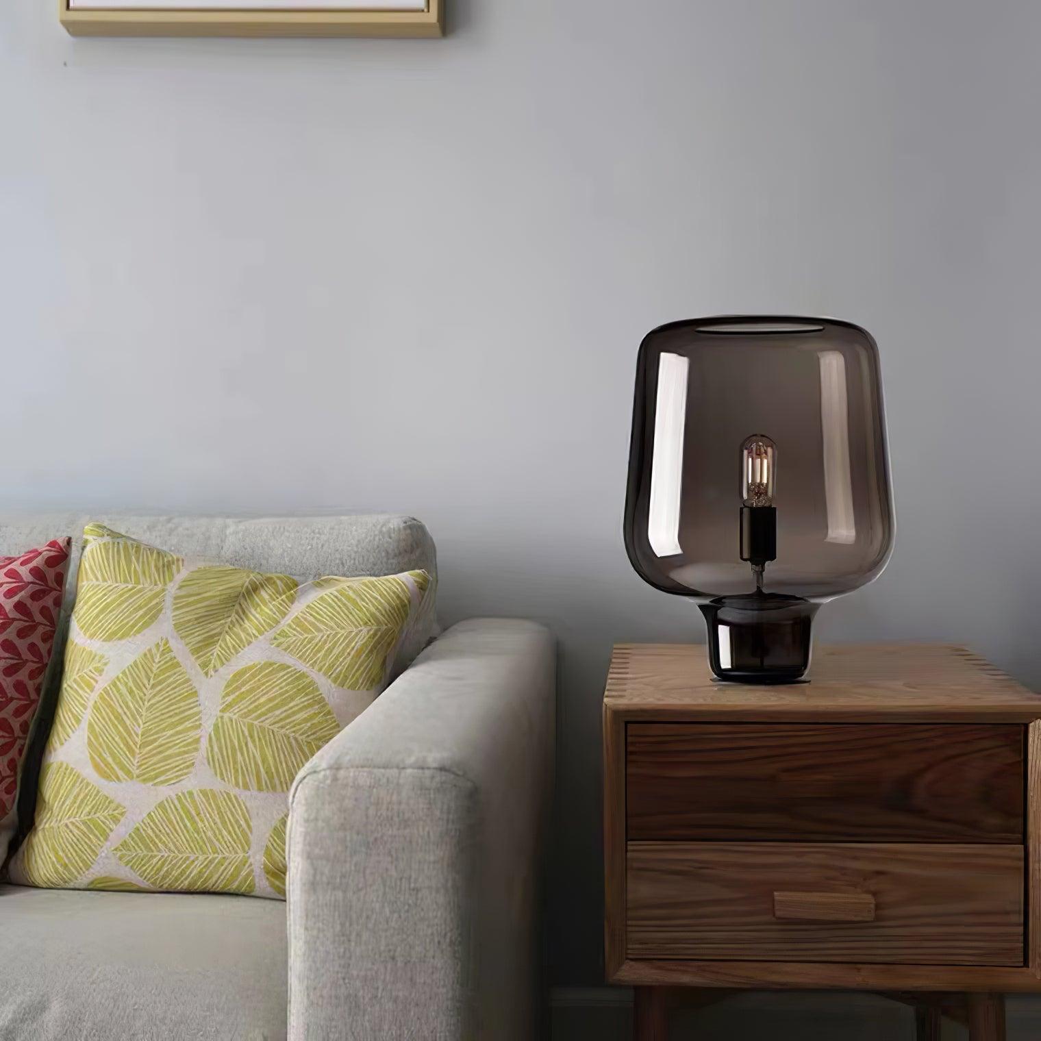 Teutonic Glass Table Lamp - Cueteks