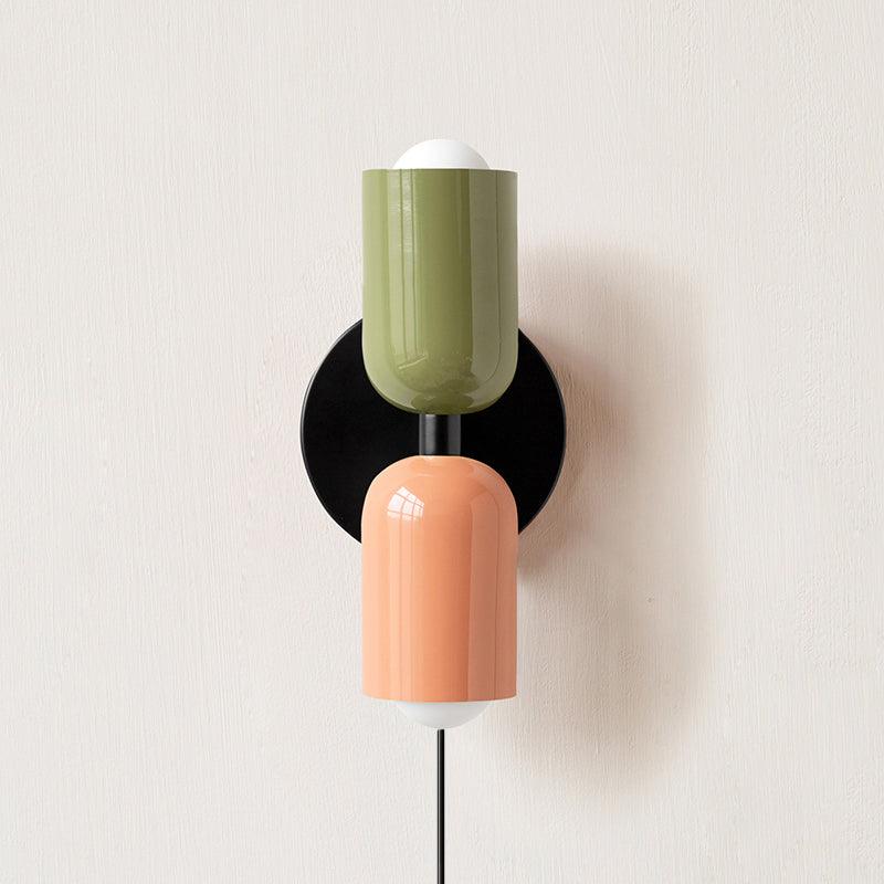 Couleur Double Plug In Wall Lamp - Cueteks