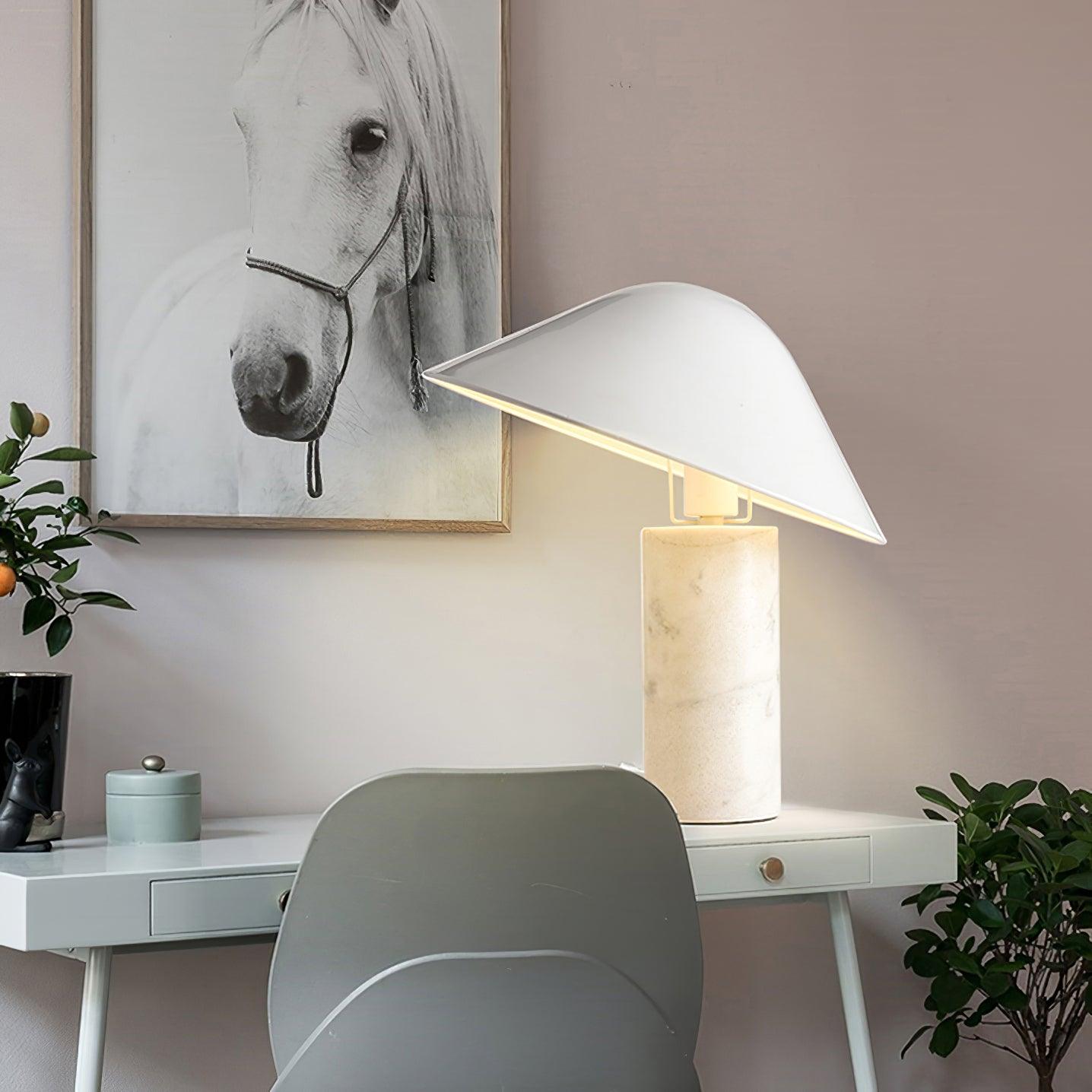 Adelaide Marble Table Lamp - Cueteks