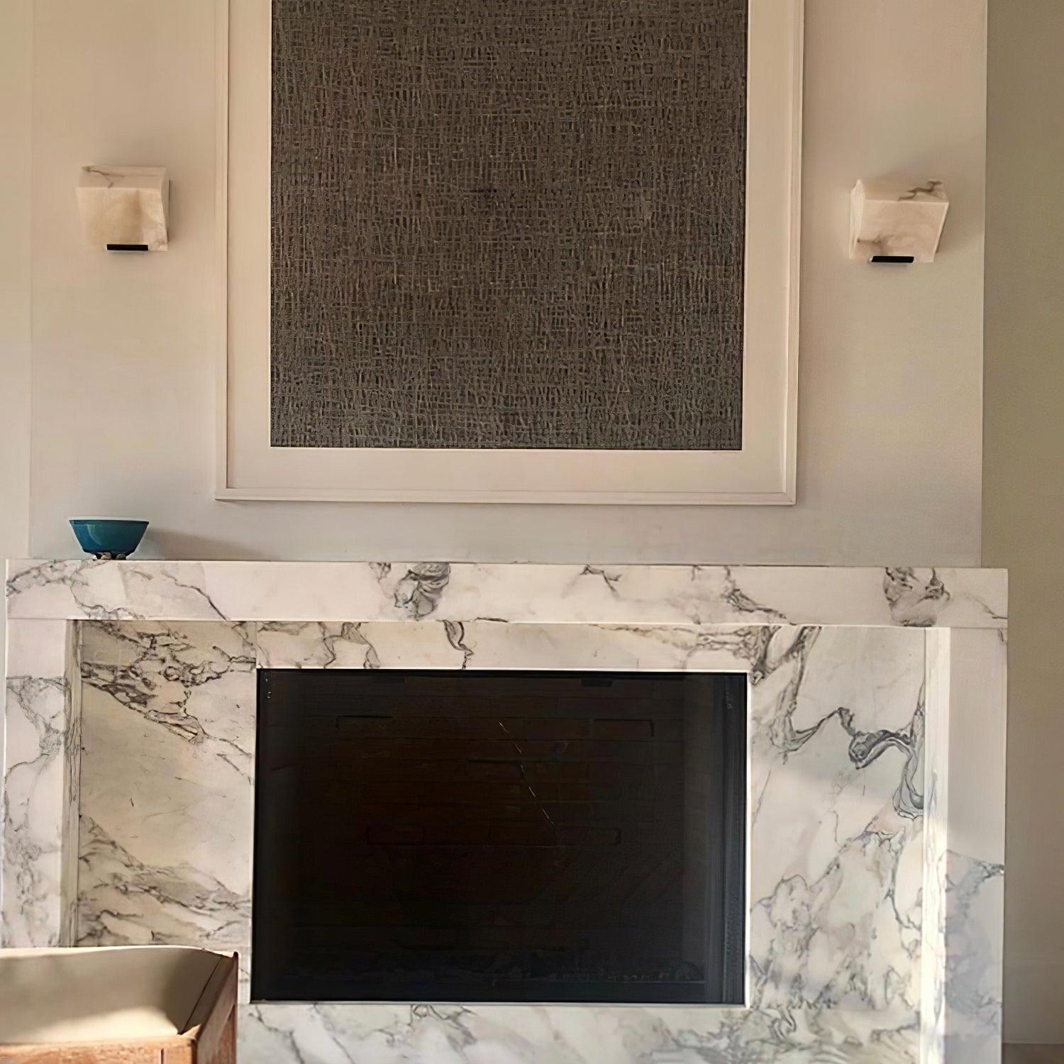 Alabaster Staircase Wall Lamp - Cueteks