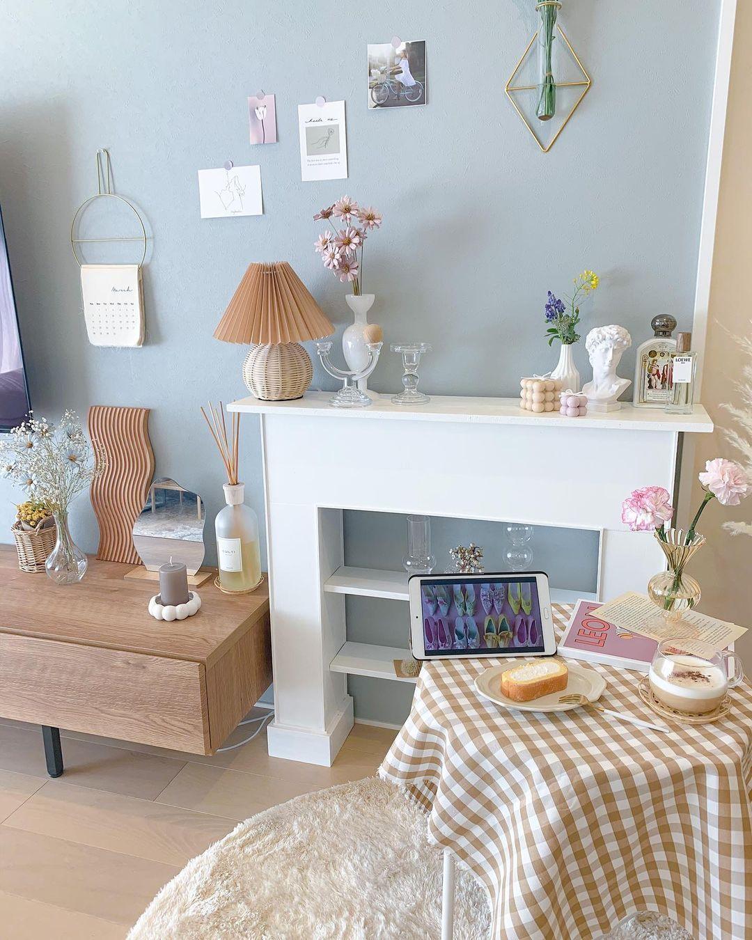 Rattan Pleated Built-in Battery Table lamp - Cueteks