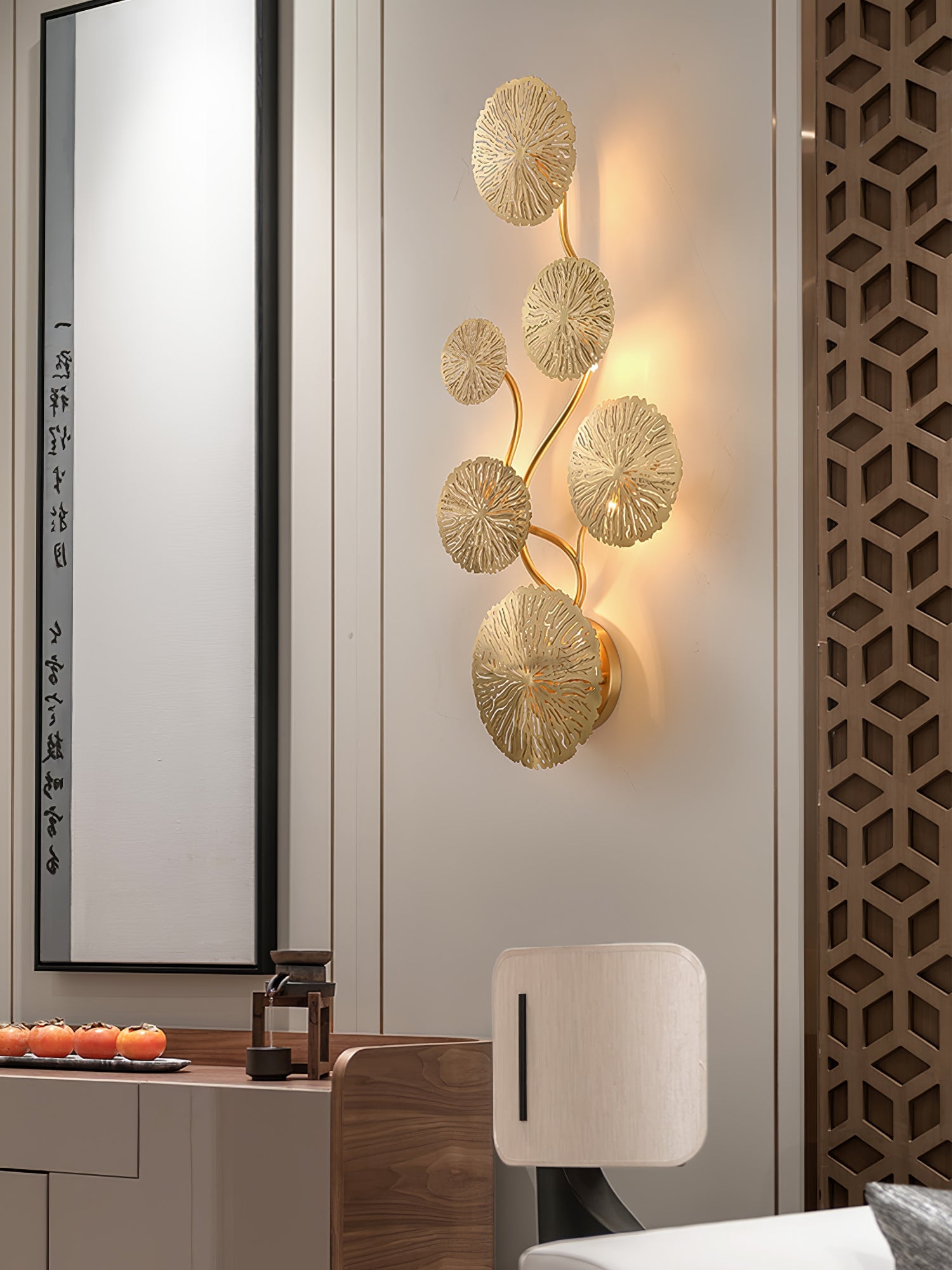 Lotus Leaf Wall Sconce - Cueteks