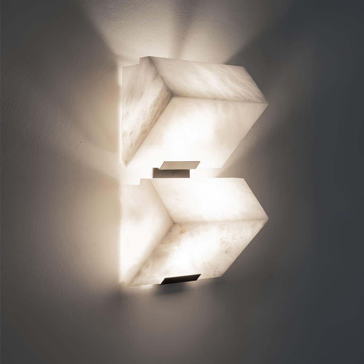 Alabaster Staircase Wall Lamp - Cueteks